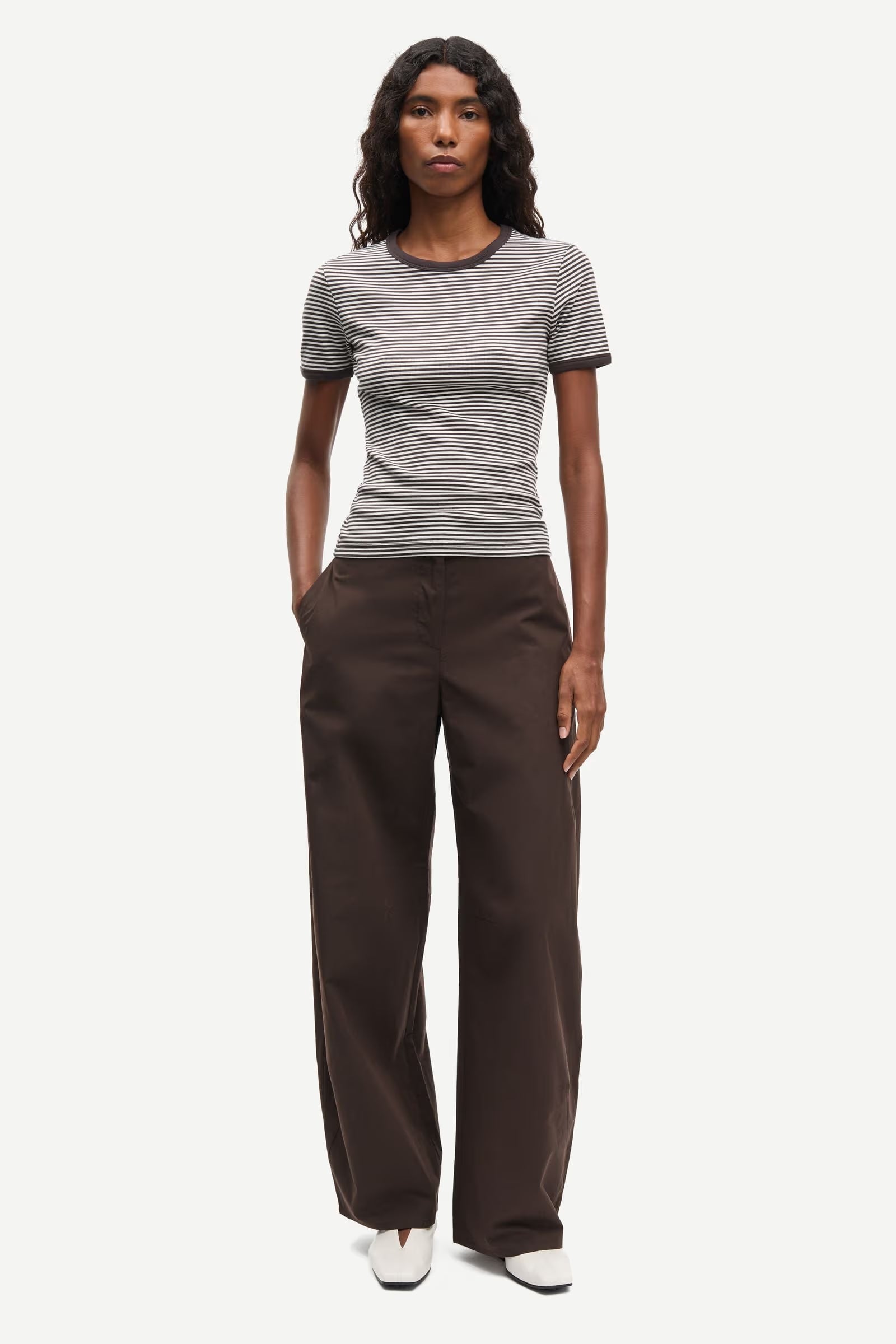 T-shirt Coton Rayé Salinas - Samsoe Samsoe