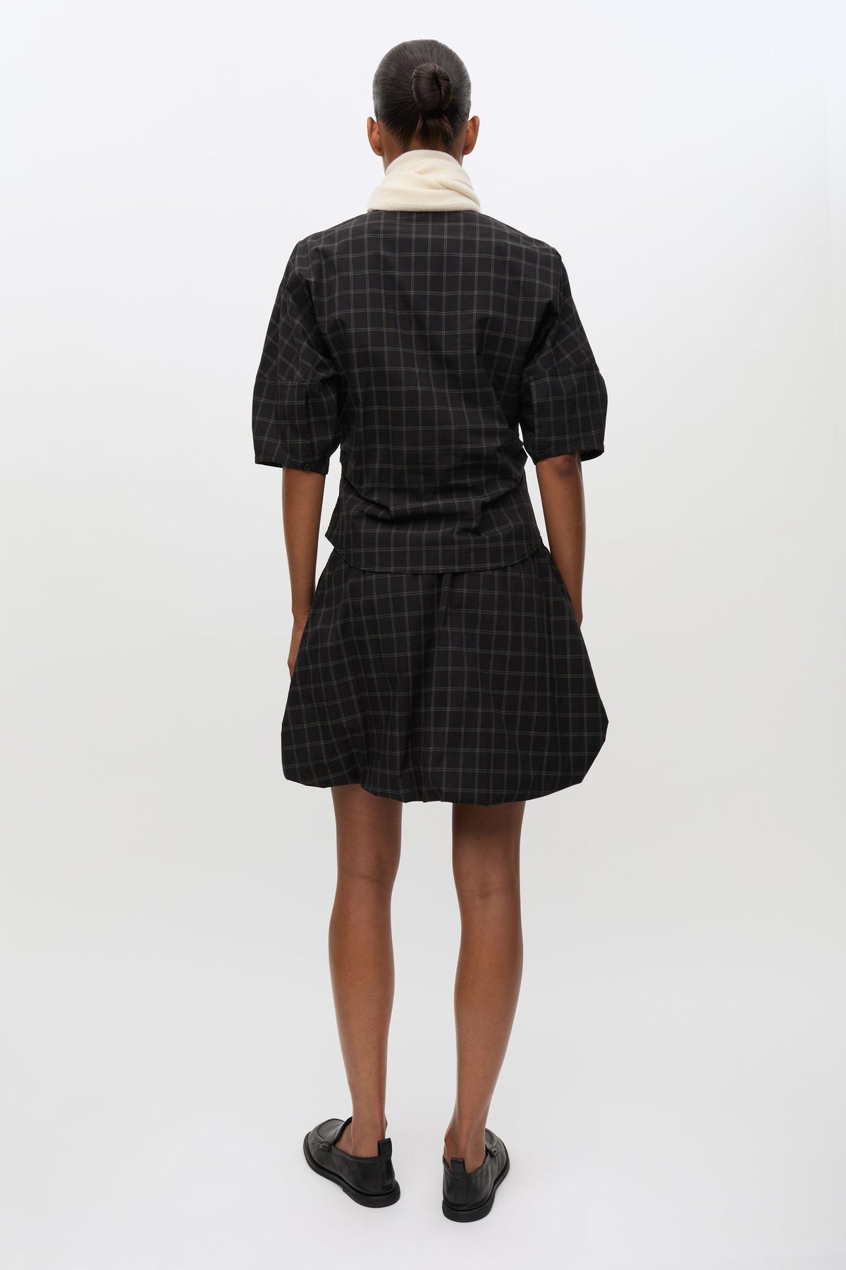 Blouse à Carreaux Satall Noire - Samsoe Samsoe