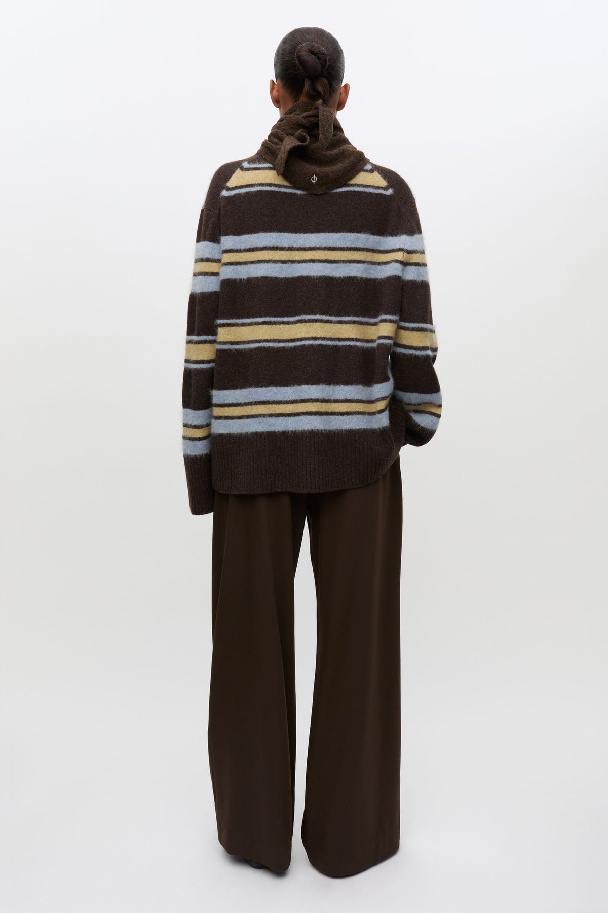 Pull Rayé Sarut Marron - Samsoe Samsoe