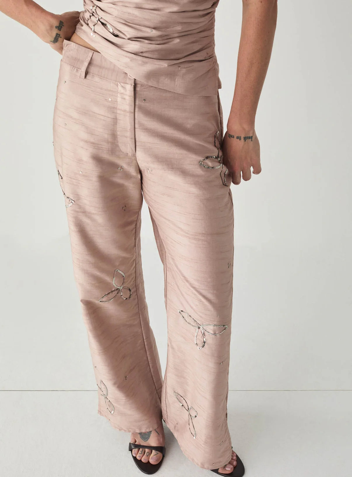 Pantalon Brodé Amelie - Laagam