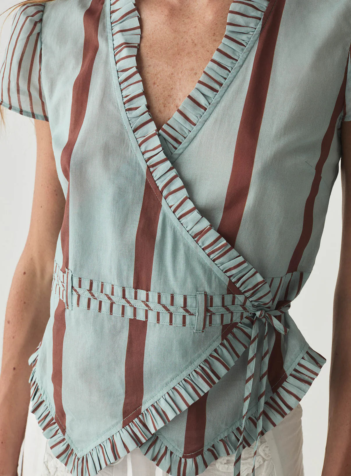 Blouse Rayée Atena - Laagam