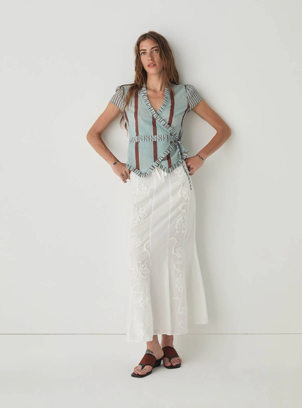 Blouse Rayée Atena - Laagam