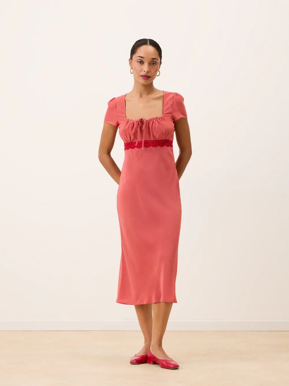 Robe Inès Blush - Rouje