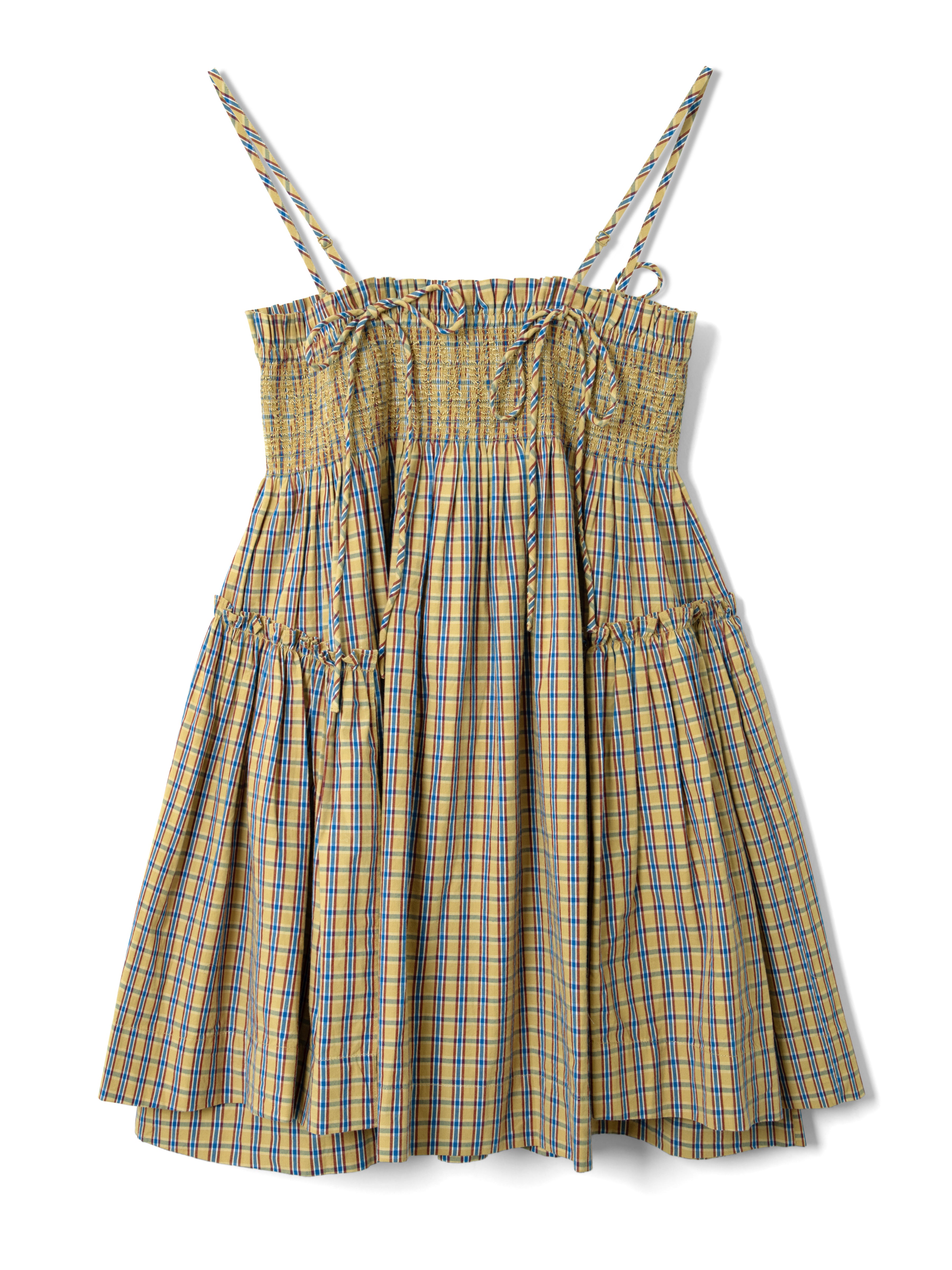 Robe Mini Lilo à Carreaux - Damson Madder