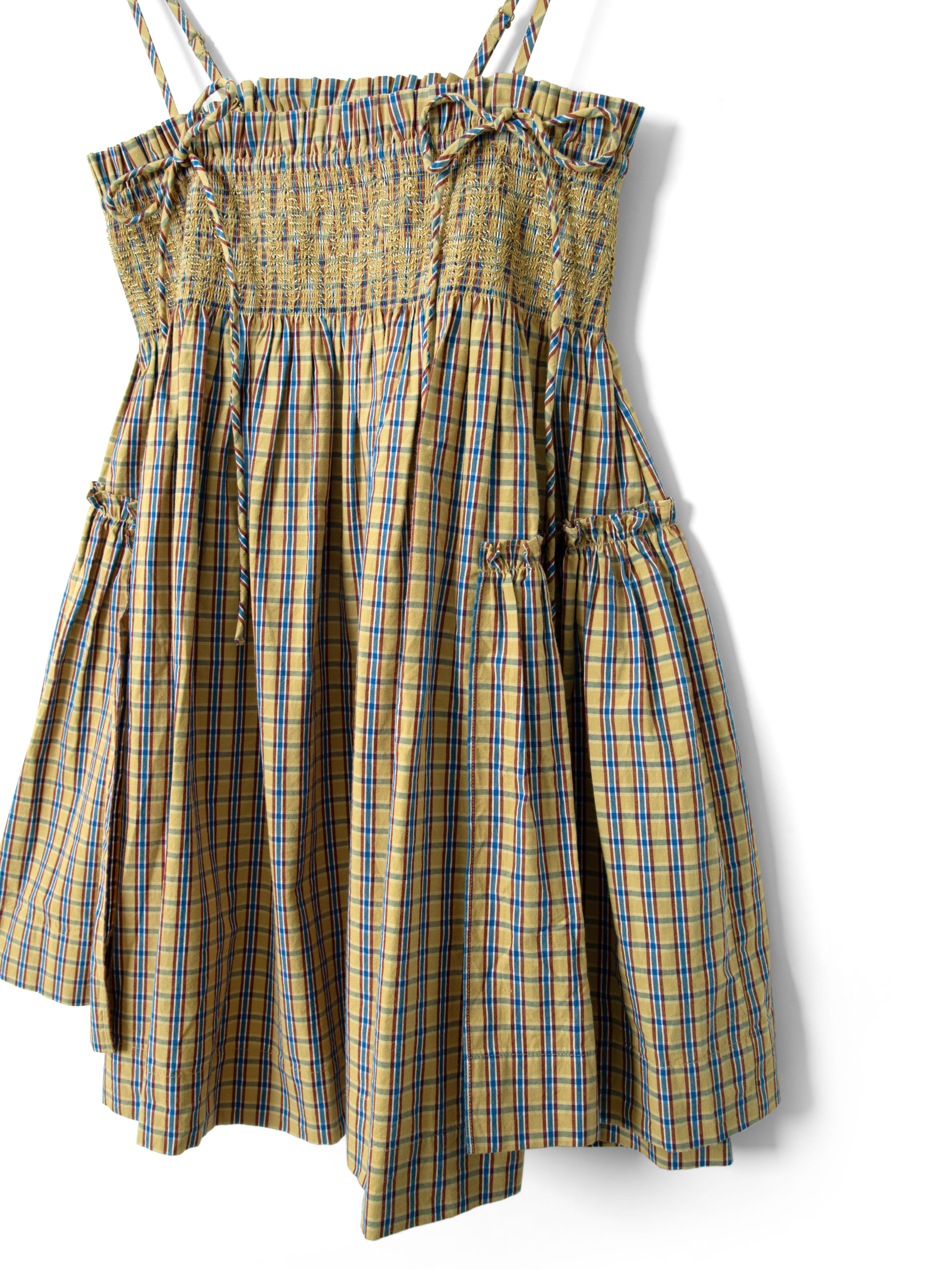 Robe Mini Lilo à Carreaux - Damson Madder