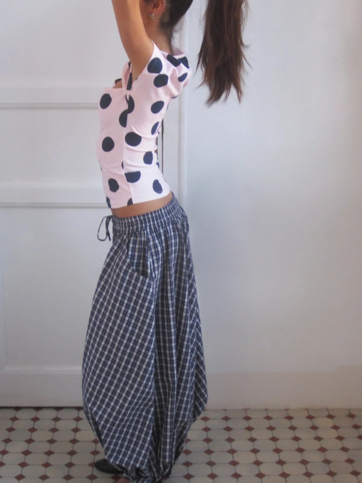 Top Lotus Polka Dots - Susmie&