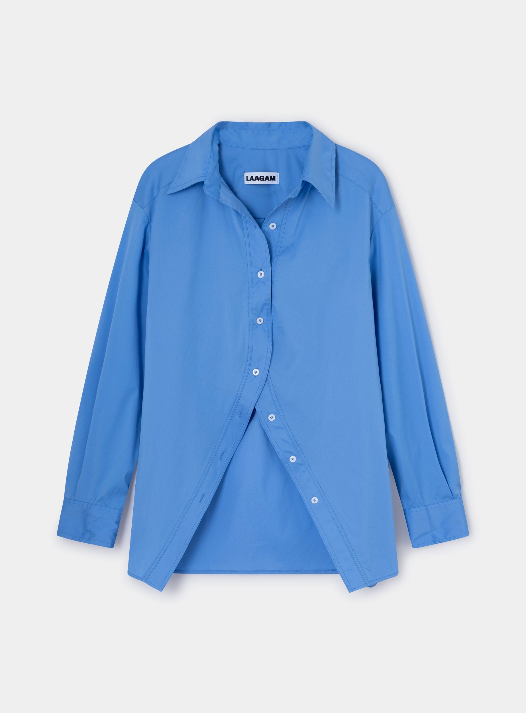Chemise No Boyfriend Bleu - Laagam