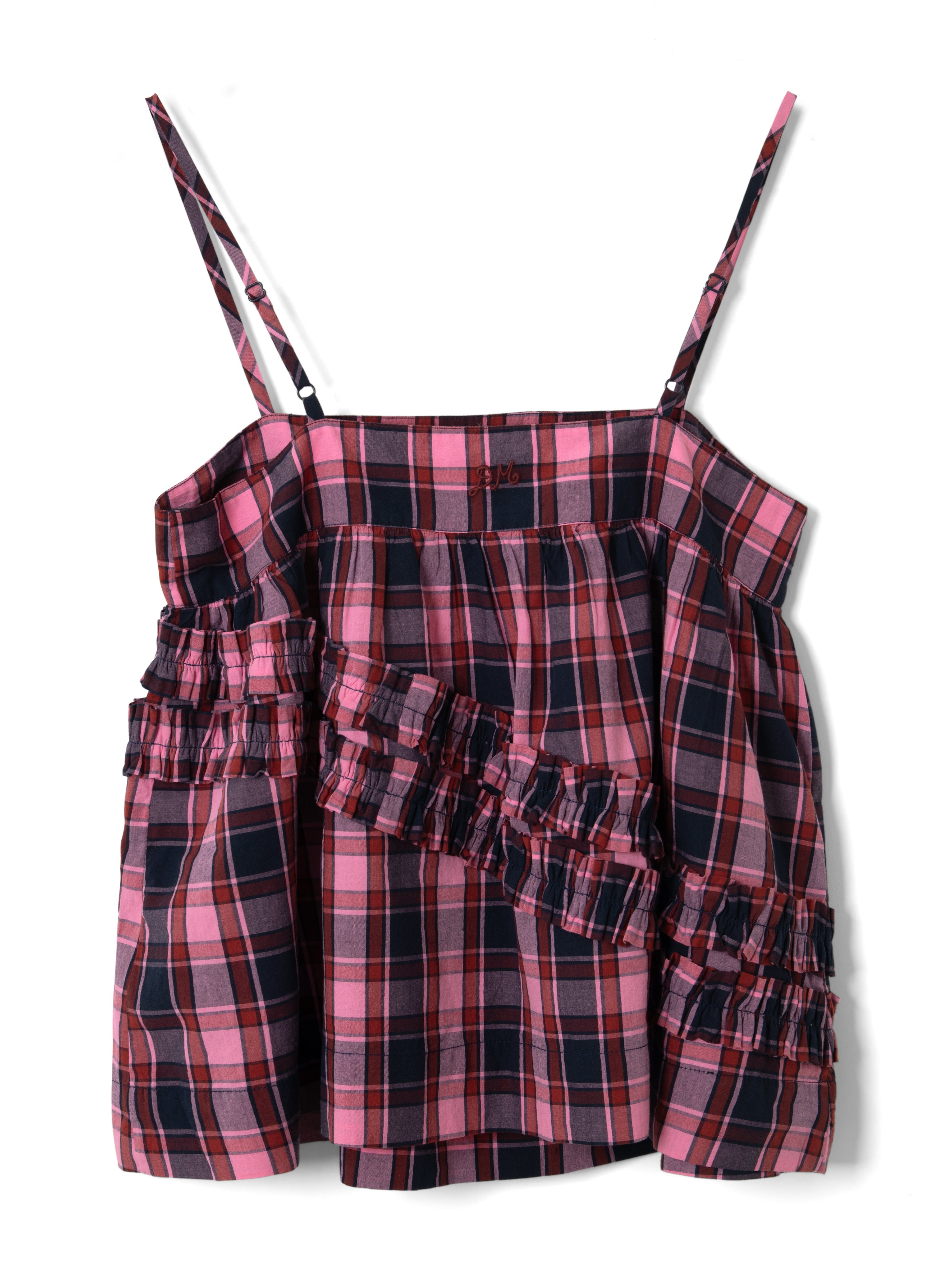 Top Nyra Carreaux - Damson Madder