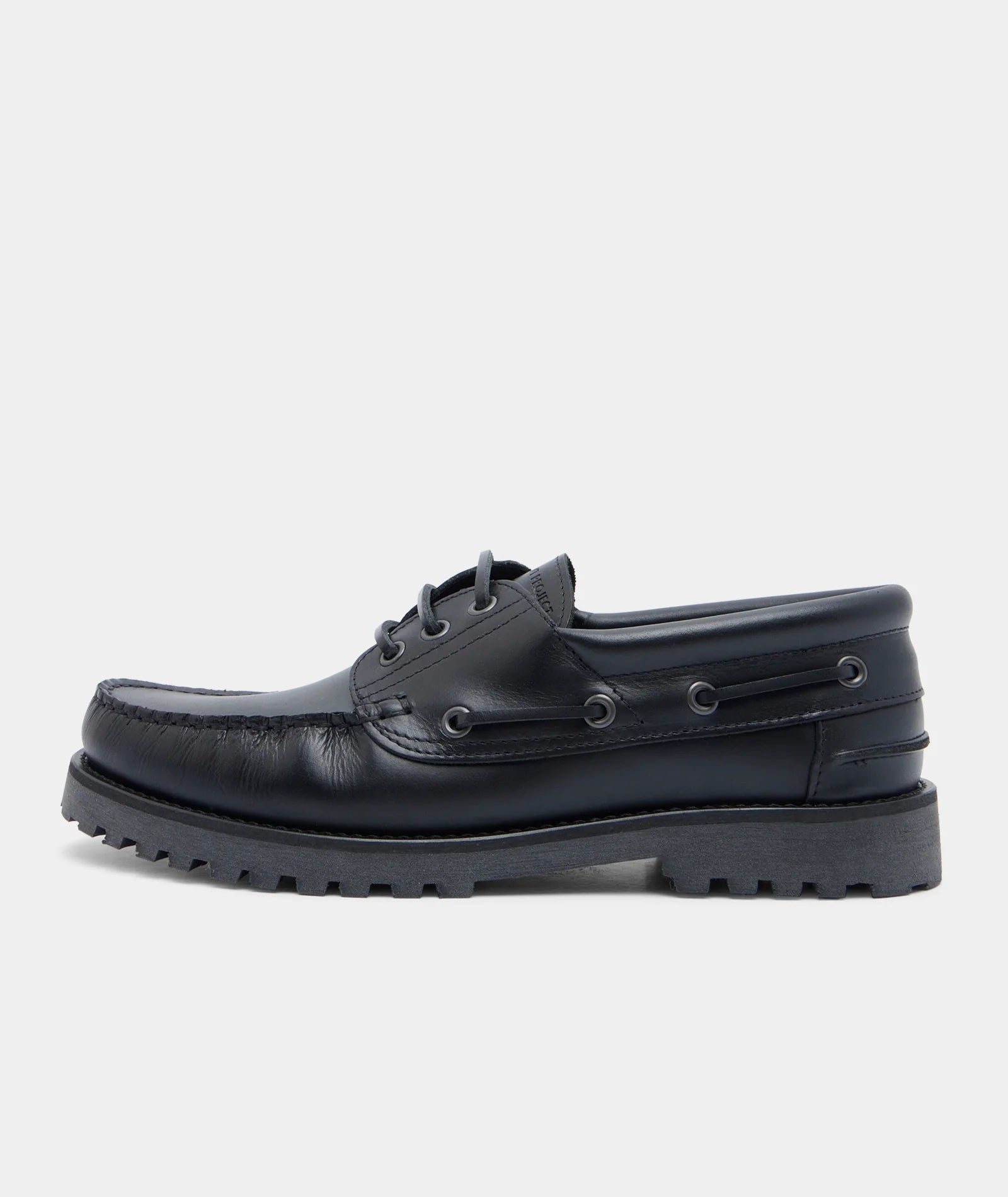 Boat Shoes Ollie Noir - Garment Project