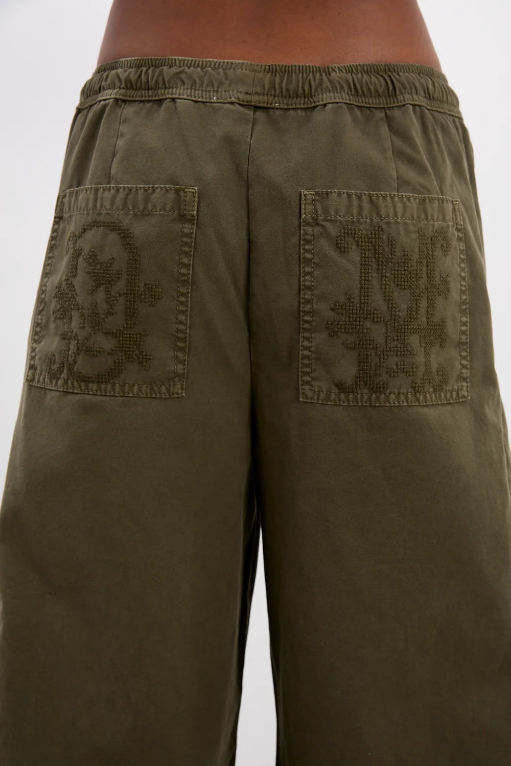 Pantalon Felix Twill Olive - Damson Madder, photo 4