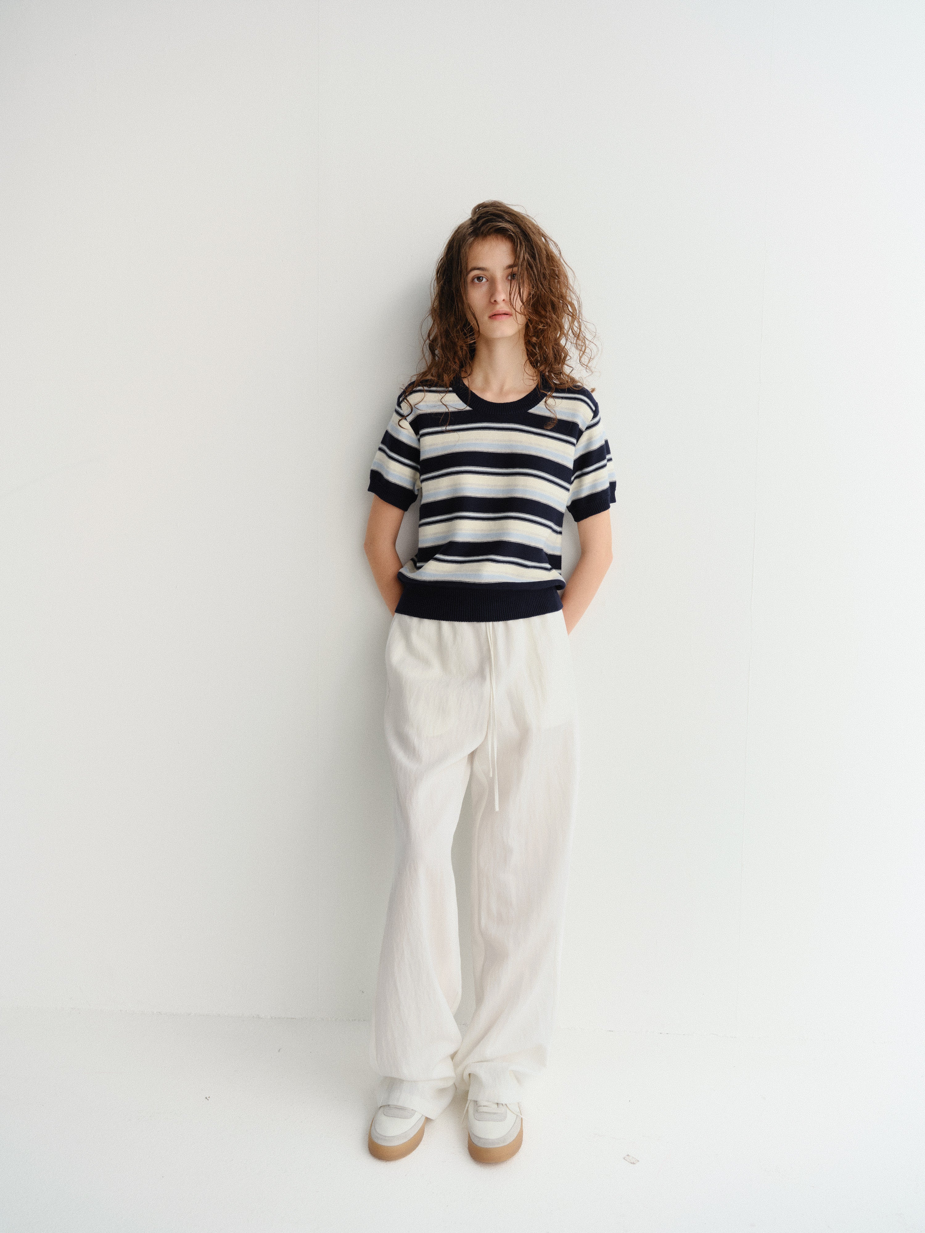 Pantalon Coton Lin Ivoire - Dunst