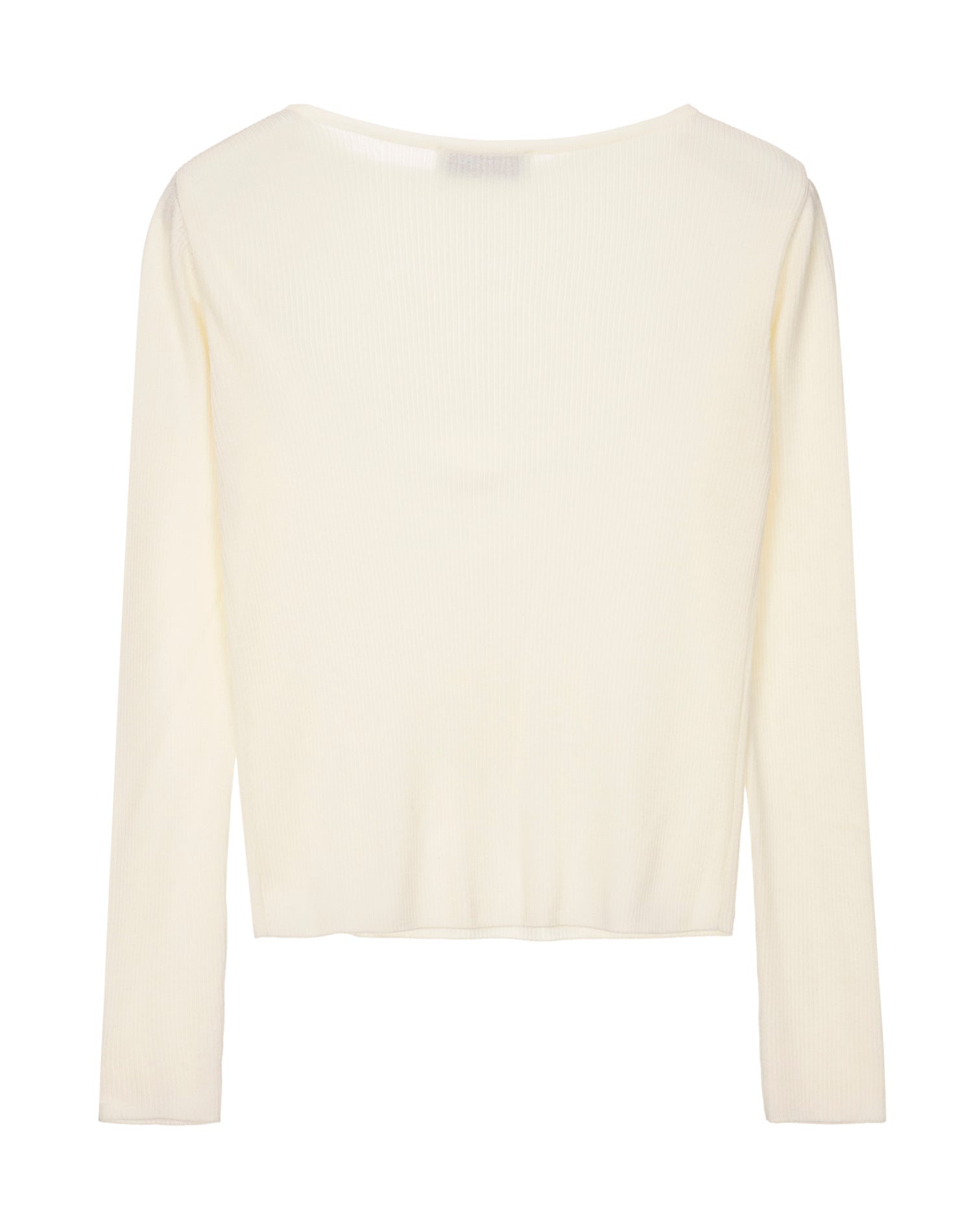 Top en Maille Boutonnée Crème - Dunst