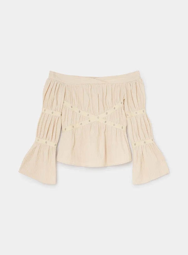 Blouse Addison Écru - Laagam