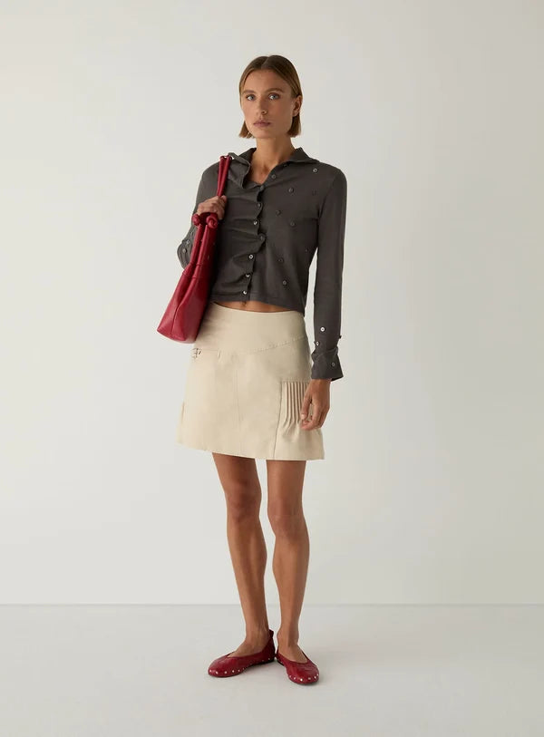 Cardigan Fia Gris - Laagam