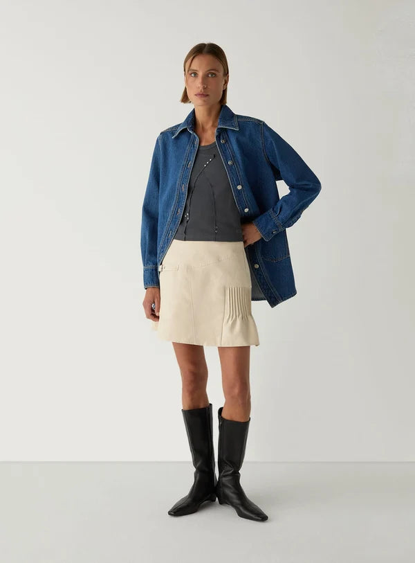 Chemise No Boyfriend Denim - Laagam