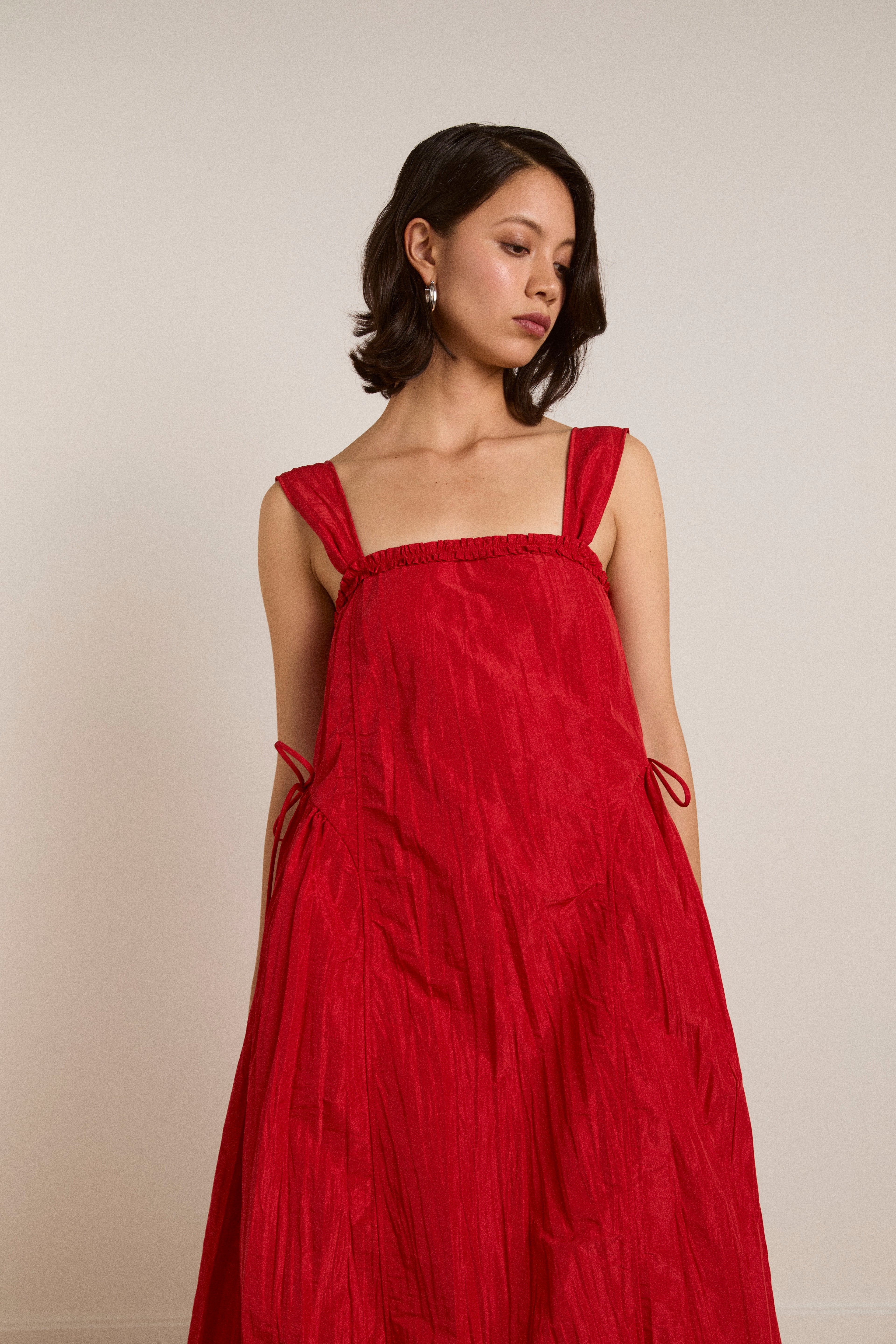 Robe Elina Midi - Damson Madder