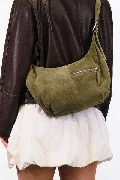 Sac en Cuir Viola Sage Green - Silfen