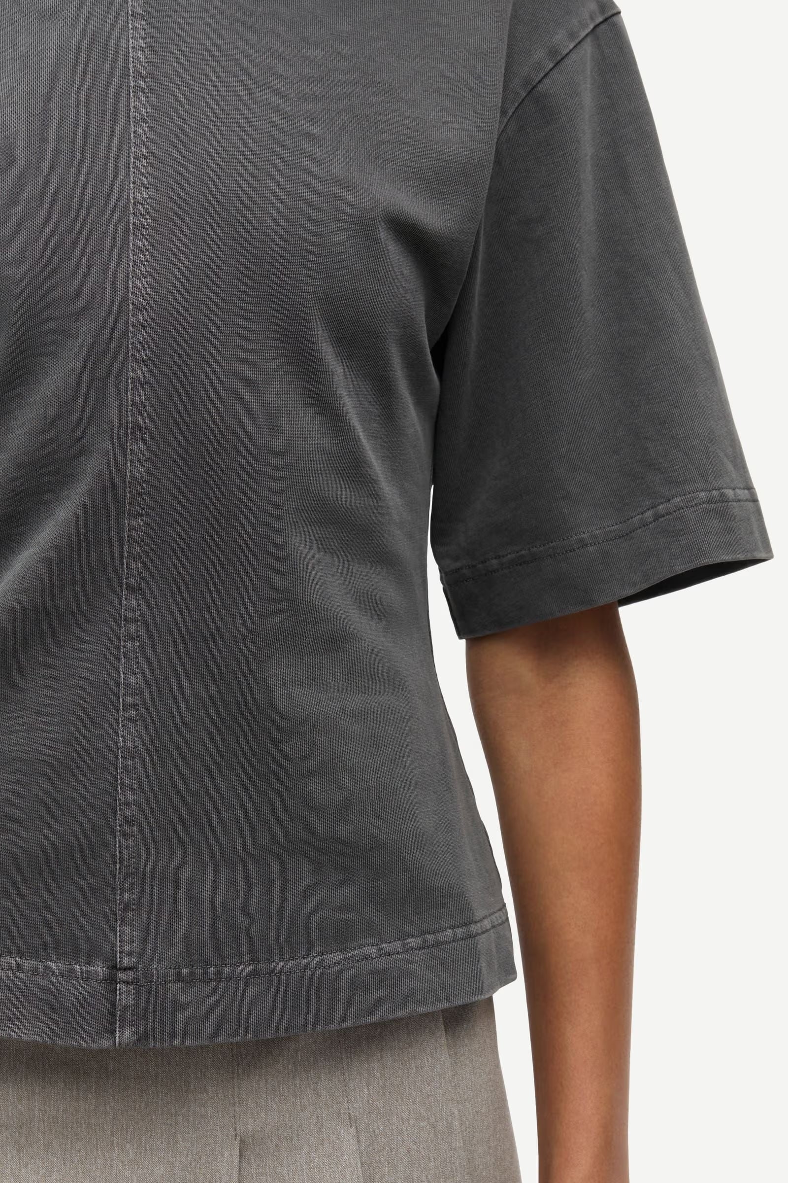 T-shirt Noir Sadisas - Samsoe Samsoe