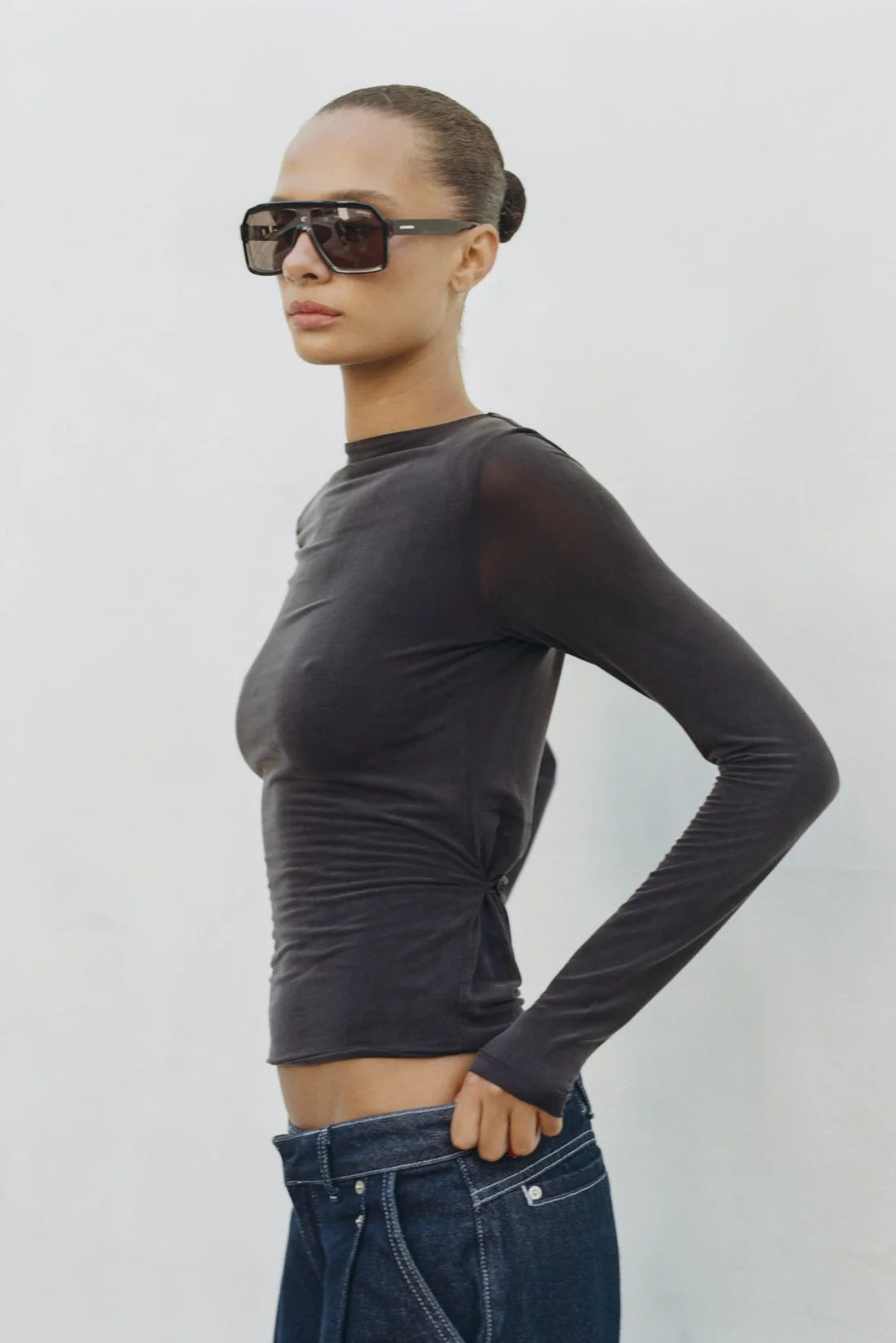 Top Kylie Ls - Peachy Den