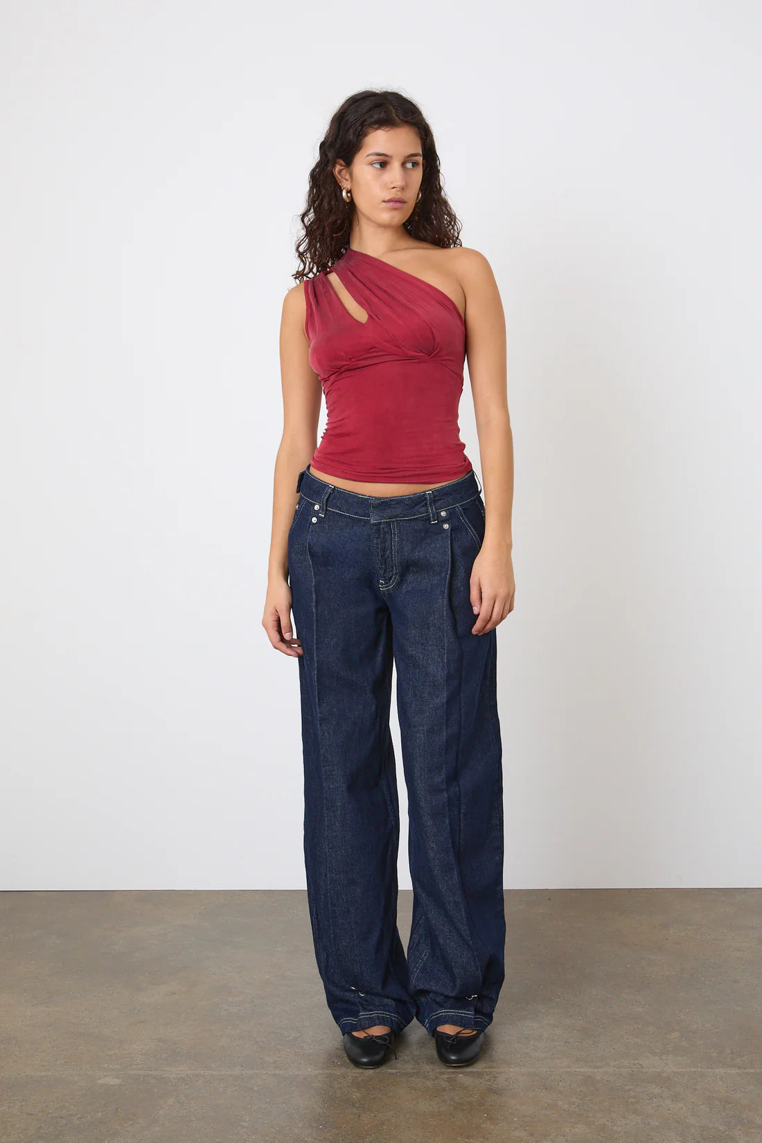 Top asymétrique Kylie - Peachy den