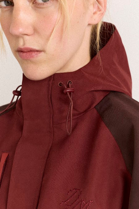 Veste coupe-vent Liu - Damson Madder