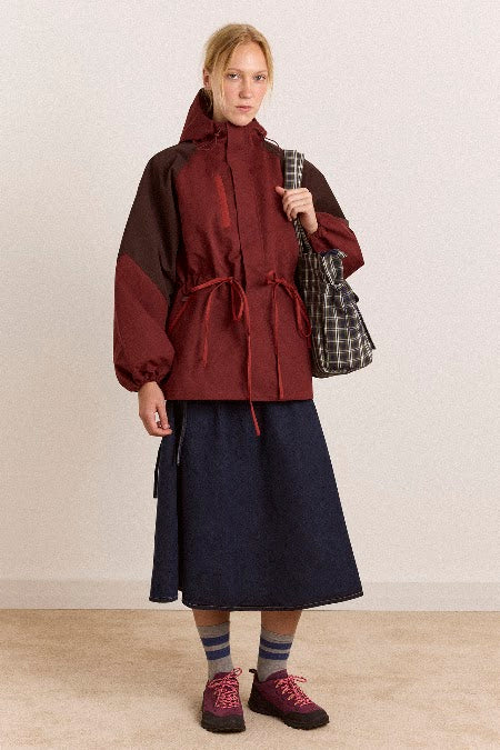 Veste coupe-vent Liu - Damson Madder
