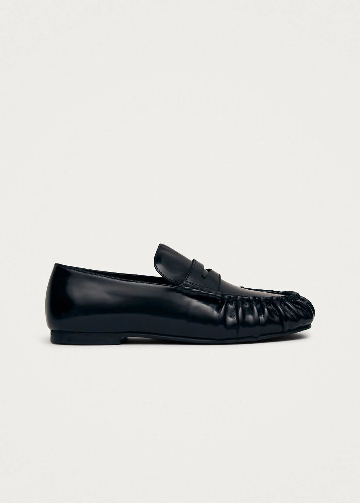 Mocassins Aven Cuir Noir - Alohas