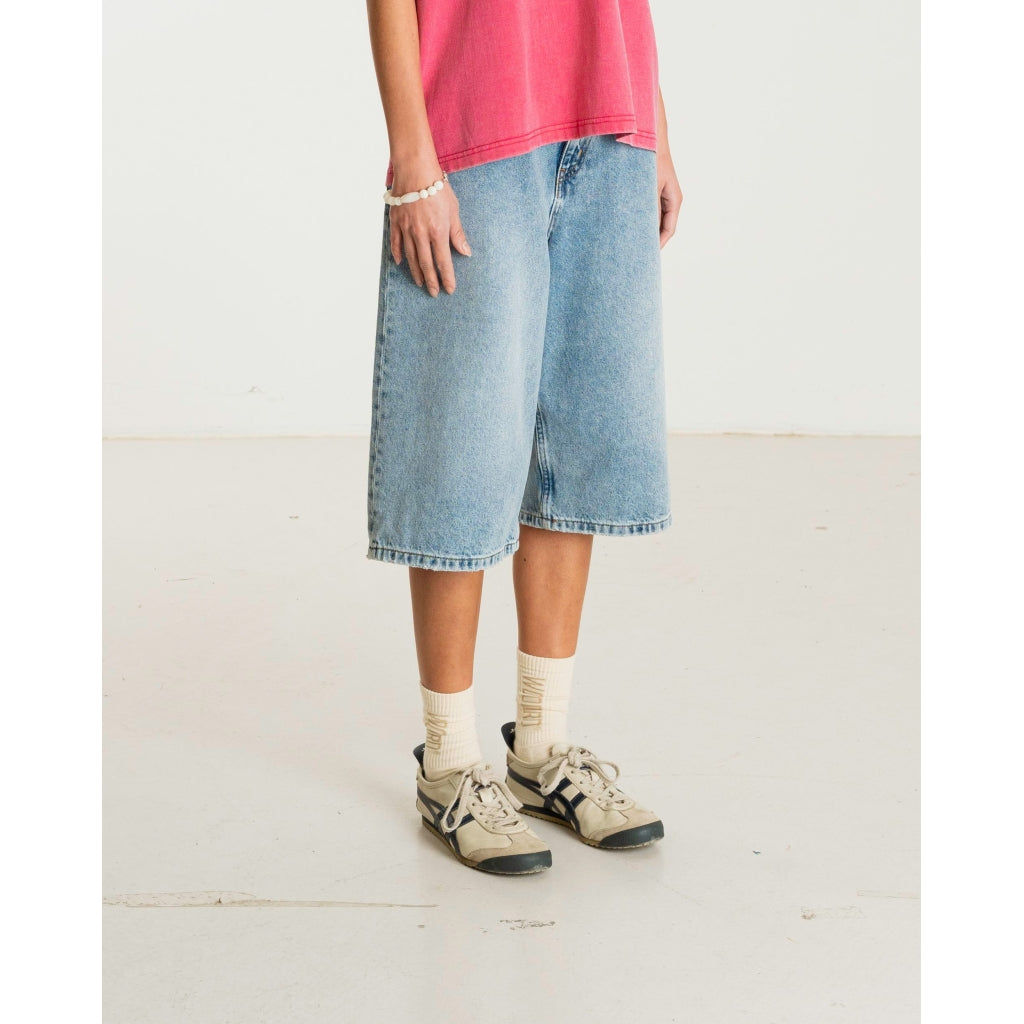 Bermuda en Jean Bleu Clair Shan - Woodbird