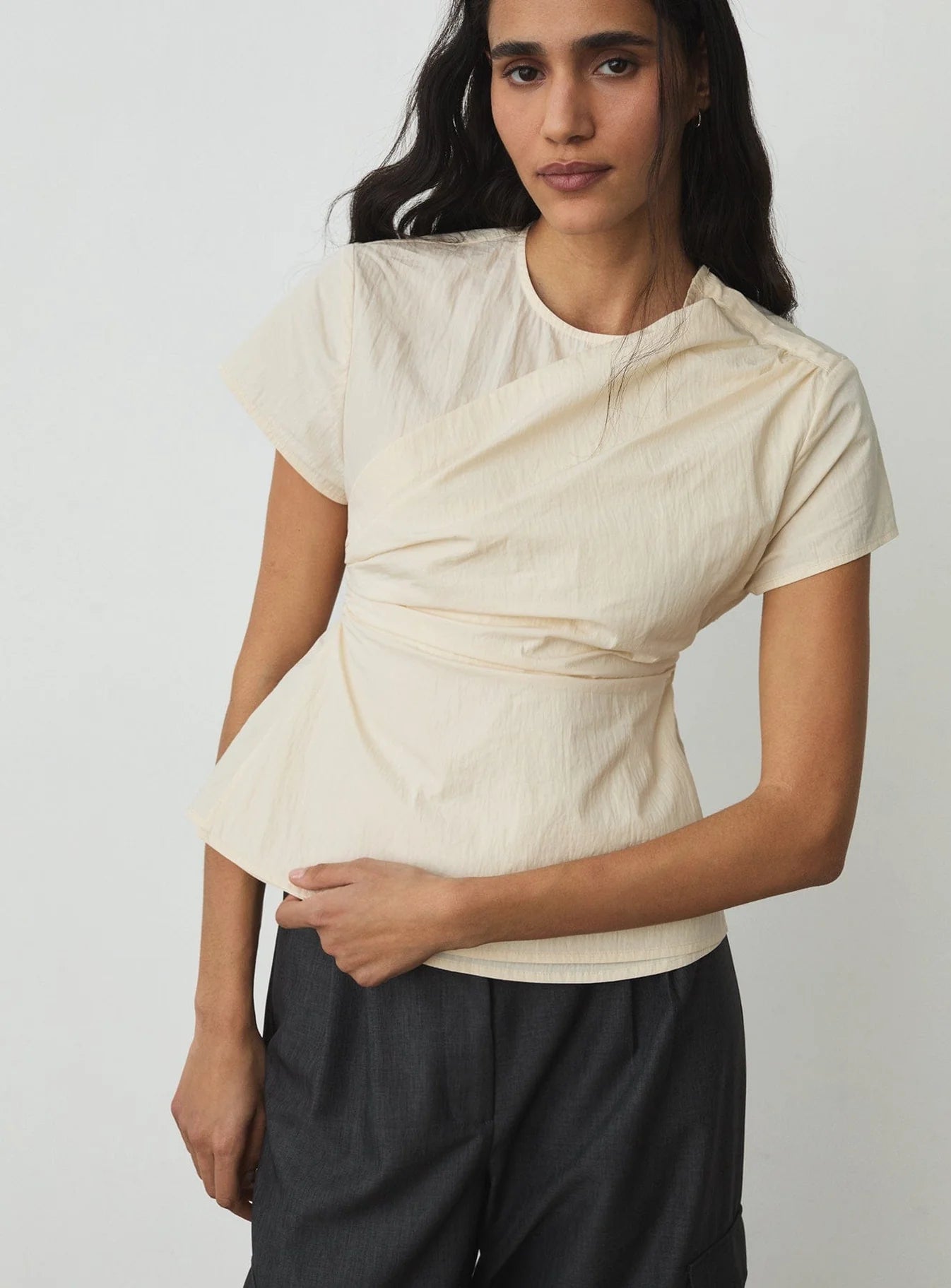 Blouse Raven White - Laagam