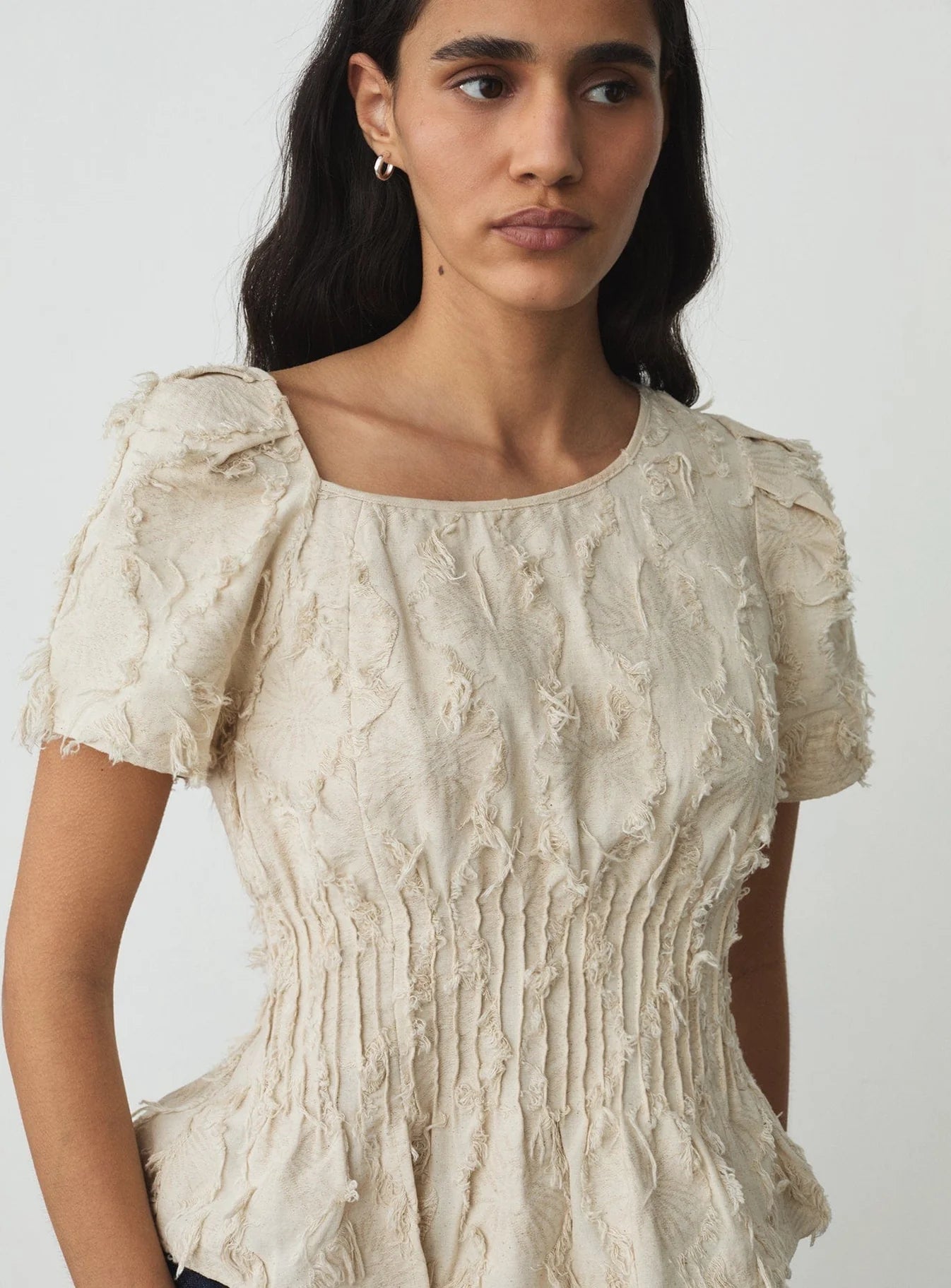 Blouse Vaiana Écrue - Laagam
