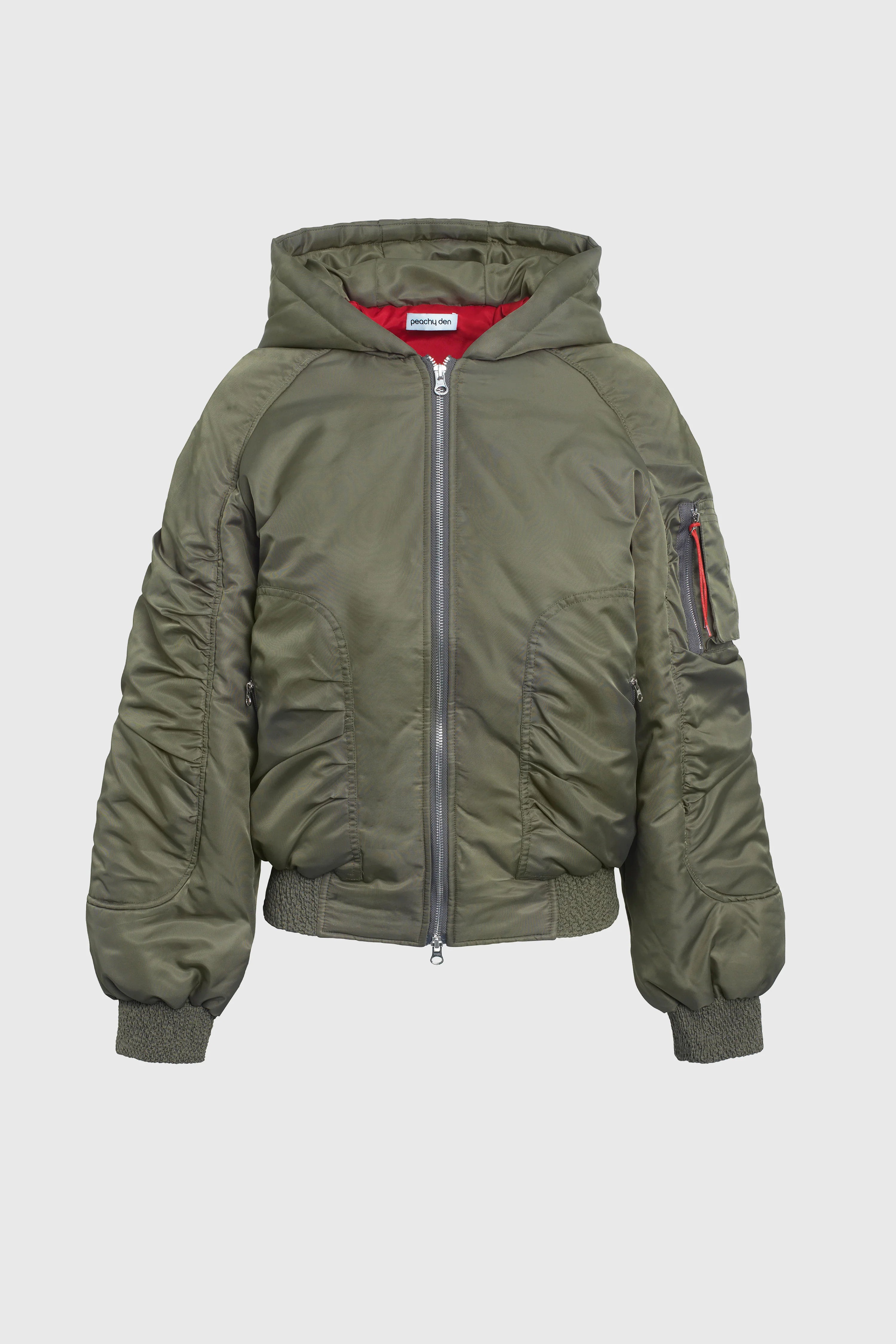 Bomber Khaki Penny - Peachy Den
