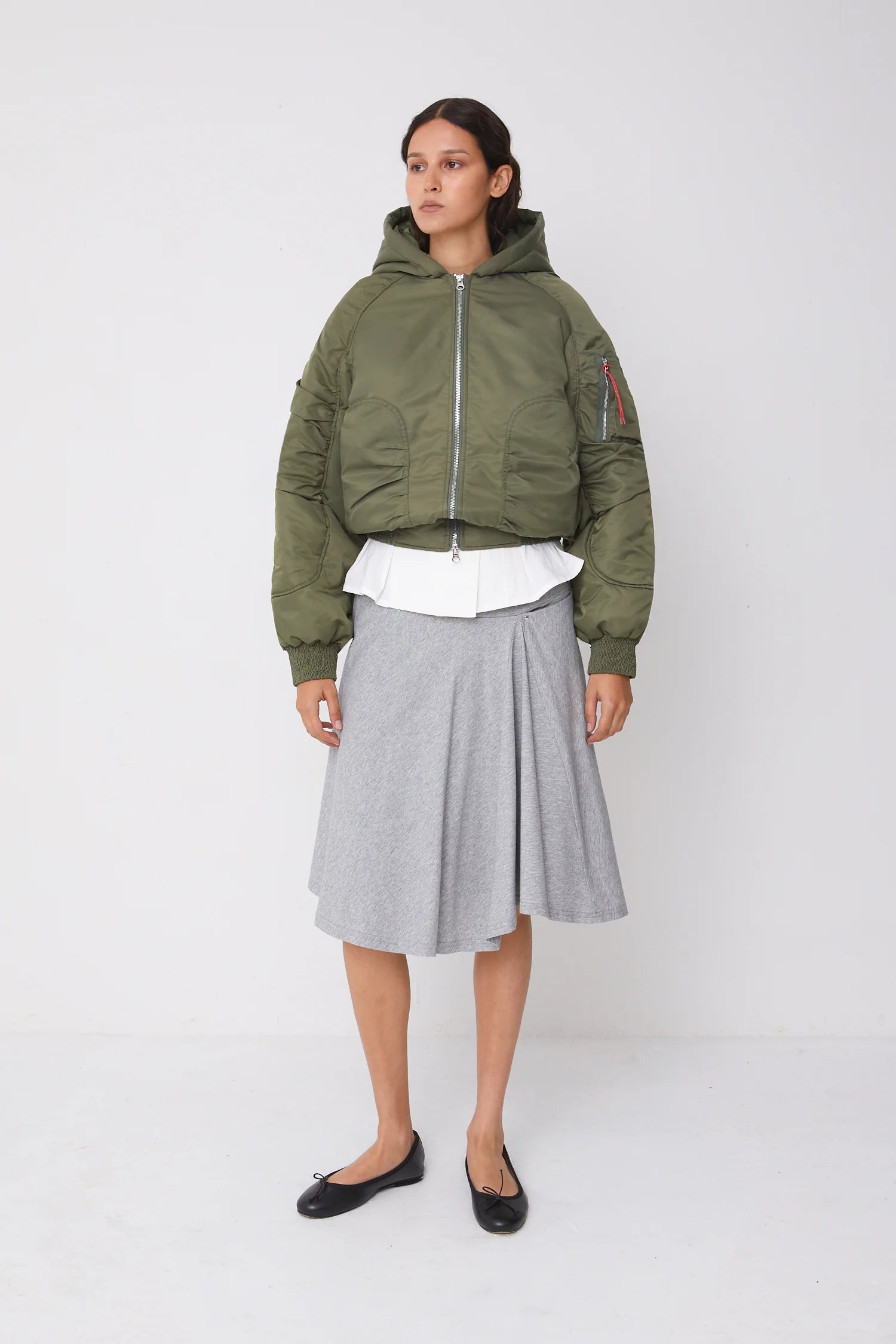 Bomber Khaki Penny - Peachy Den