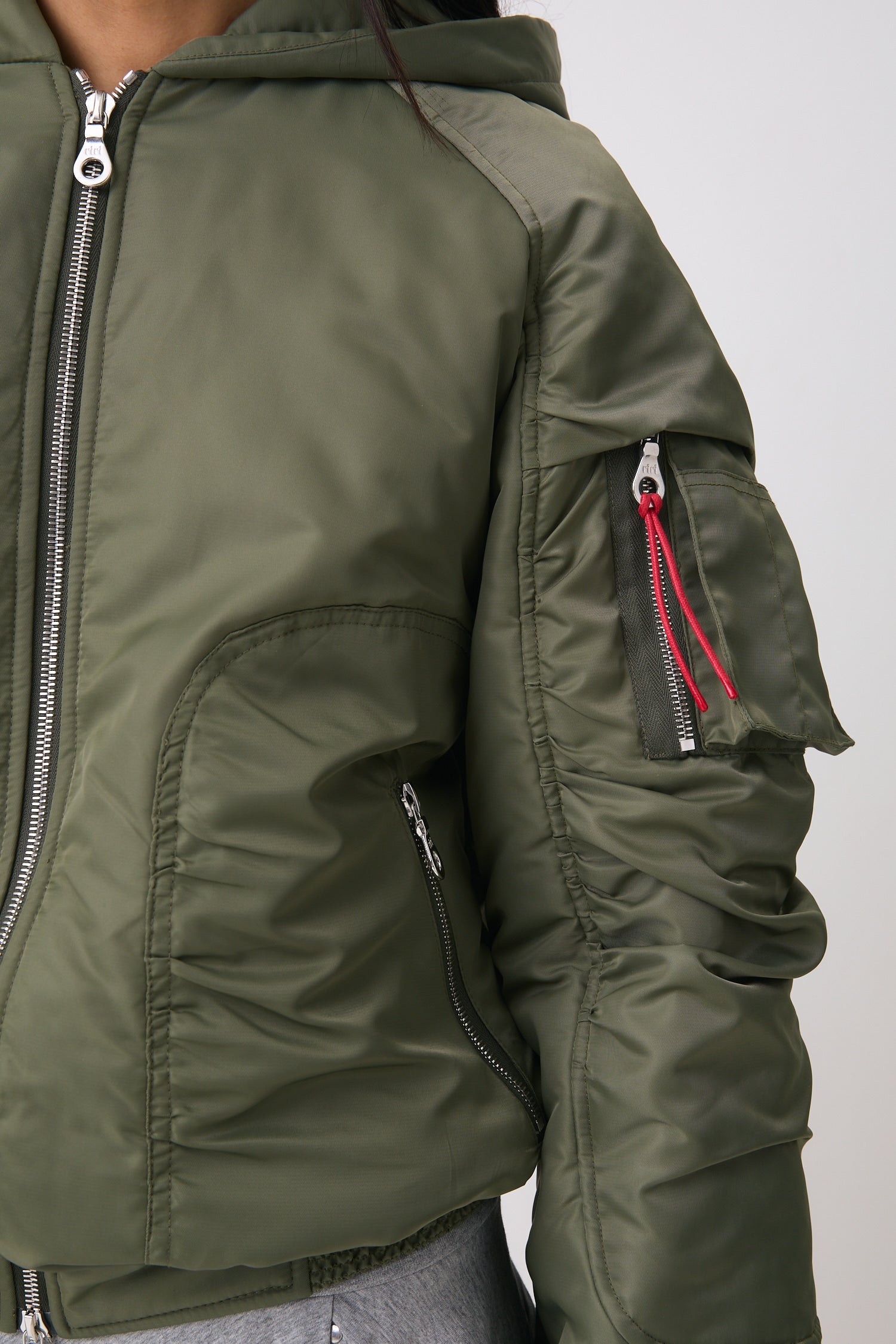 Bomber Khaki Penny - Peachy Den