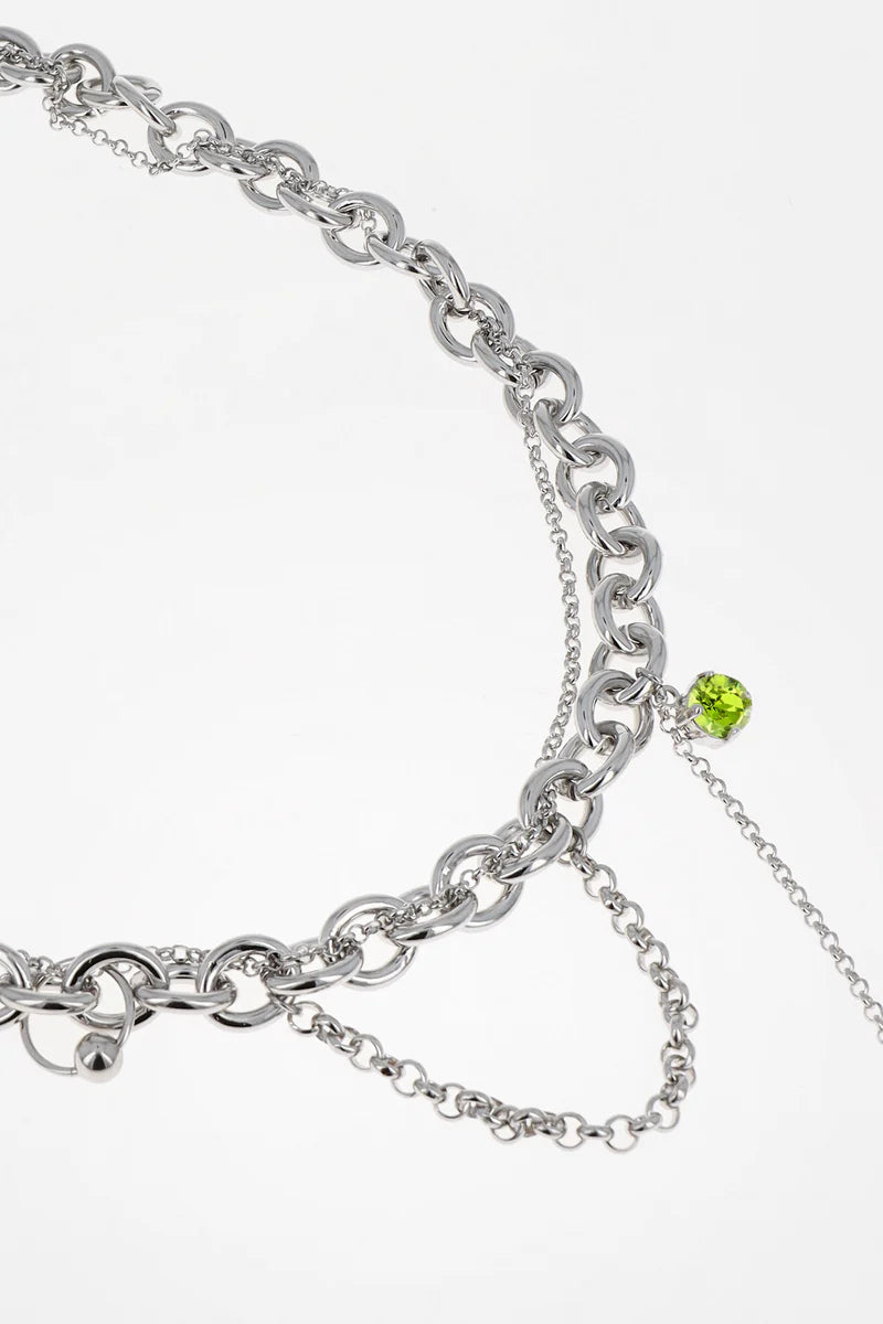 Collier Lucy Acid Green - Justine Clenquet