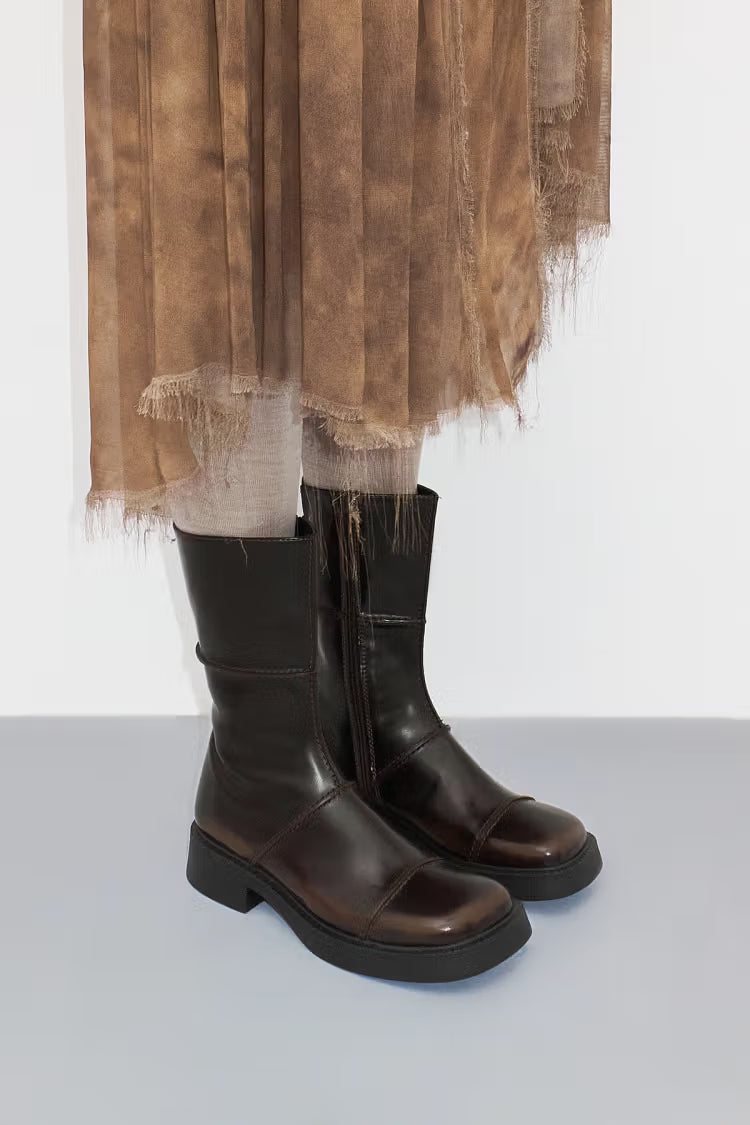 Bottes Dahlia Dark Brown - Miista