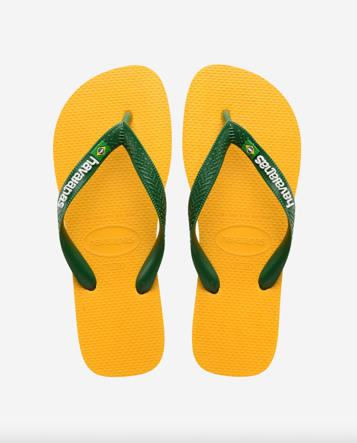 Tongs Brasil Logo Pop Yellow - Havaianas