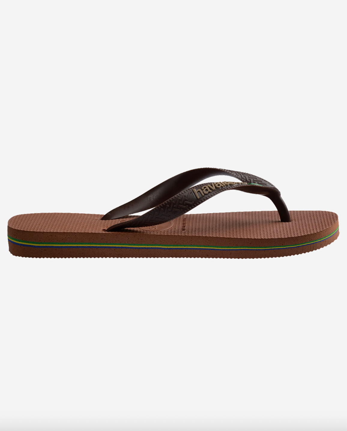 Tongs Brasil Logo Rust Coffee - Havaianas