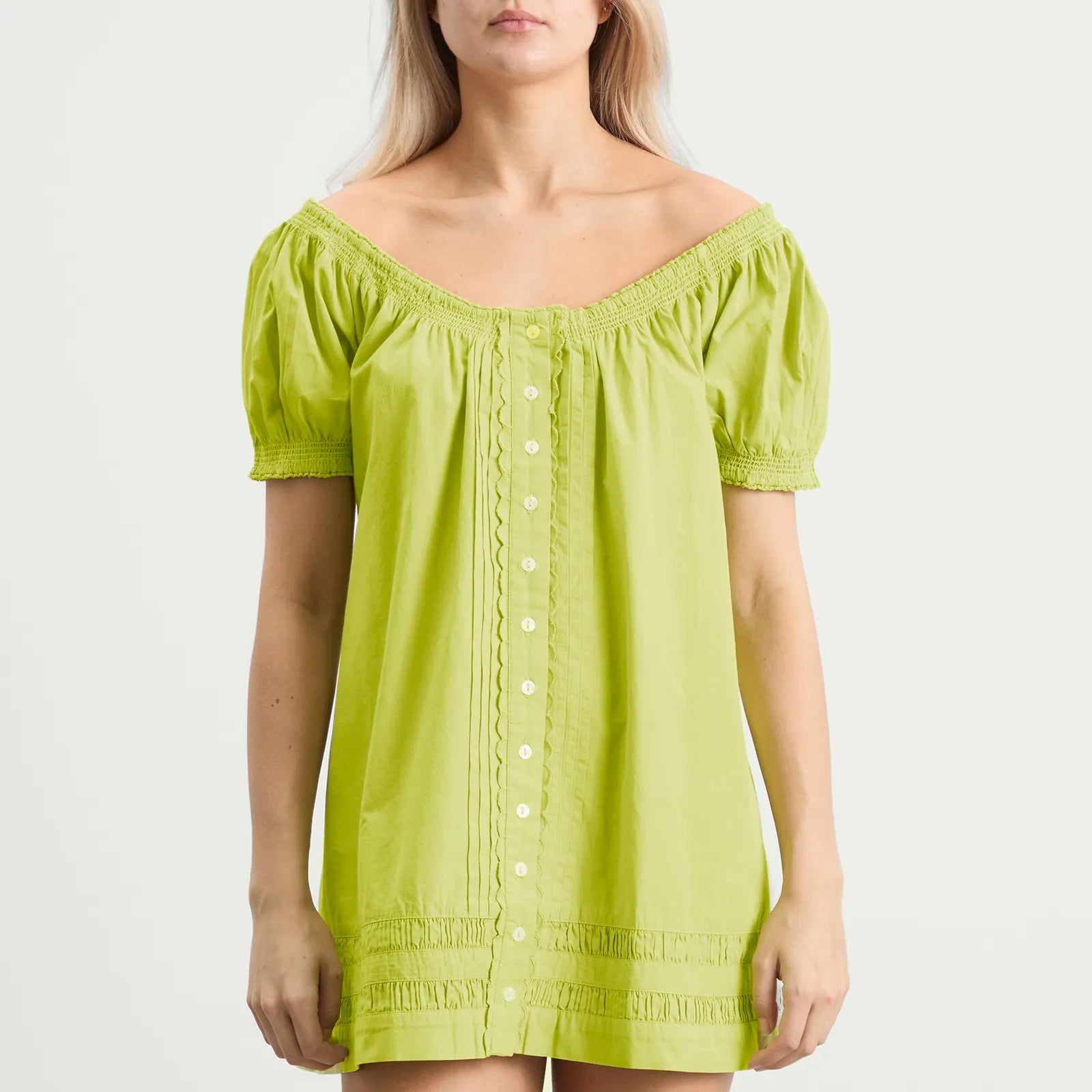 Robe Courte Verte Jayne - Damson Madder