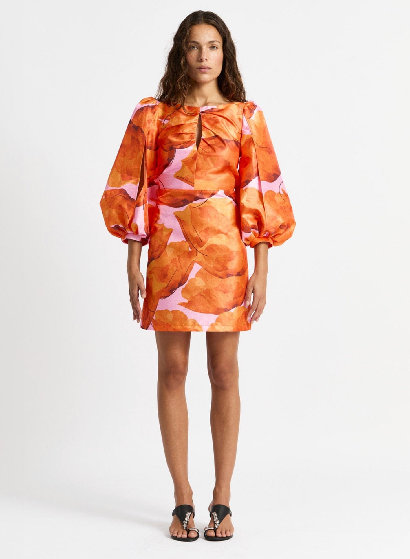 Robe Courte Liza Fleur - Laagam