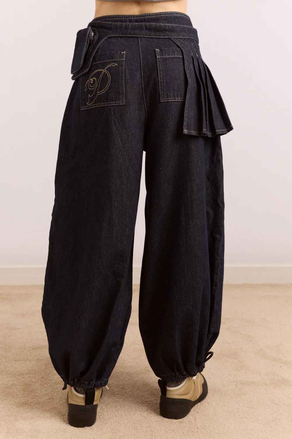 Jeans Balloon Mavi - Damson Madder