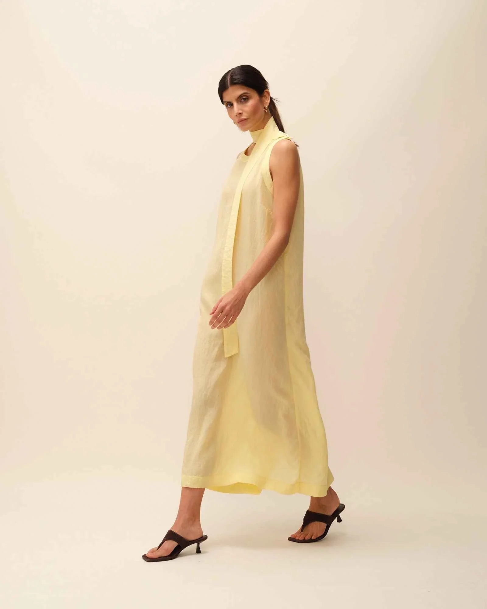 Robe Adid Jaune - Nitah
