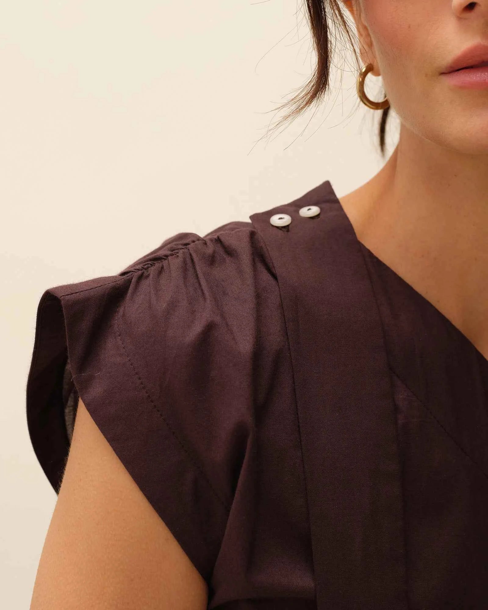 Top Trudy Marron - Nitah