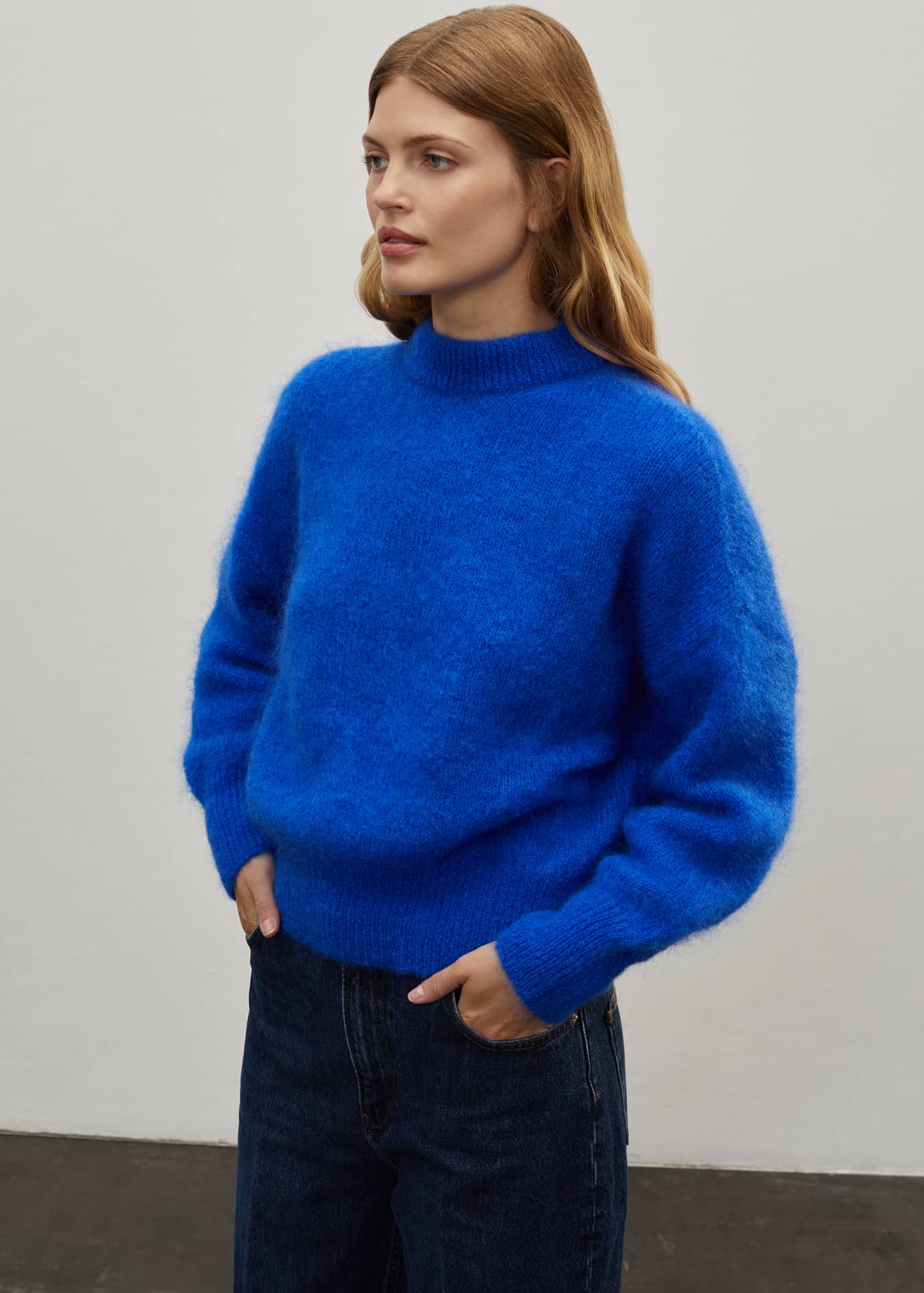 Pull Mohair Jane Bleu Électrique - Surprise