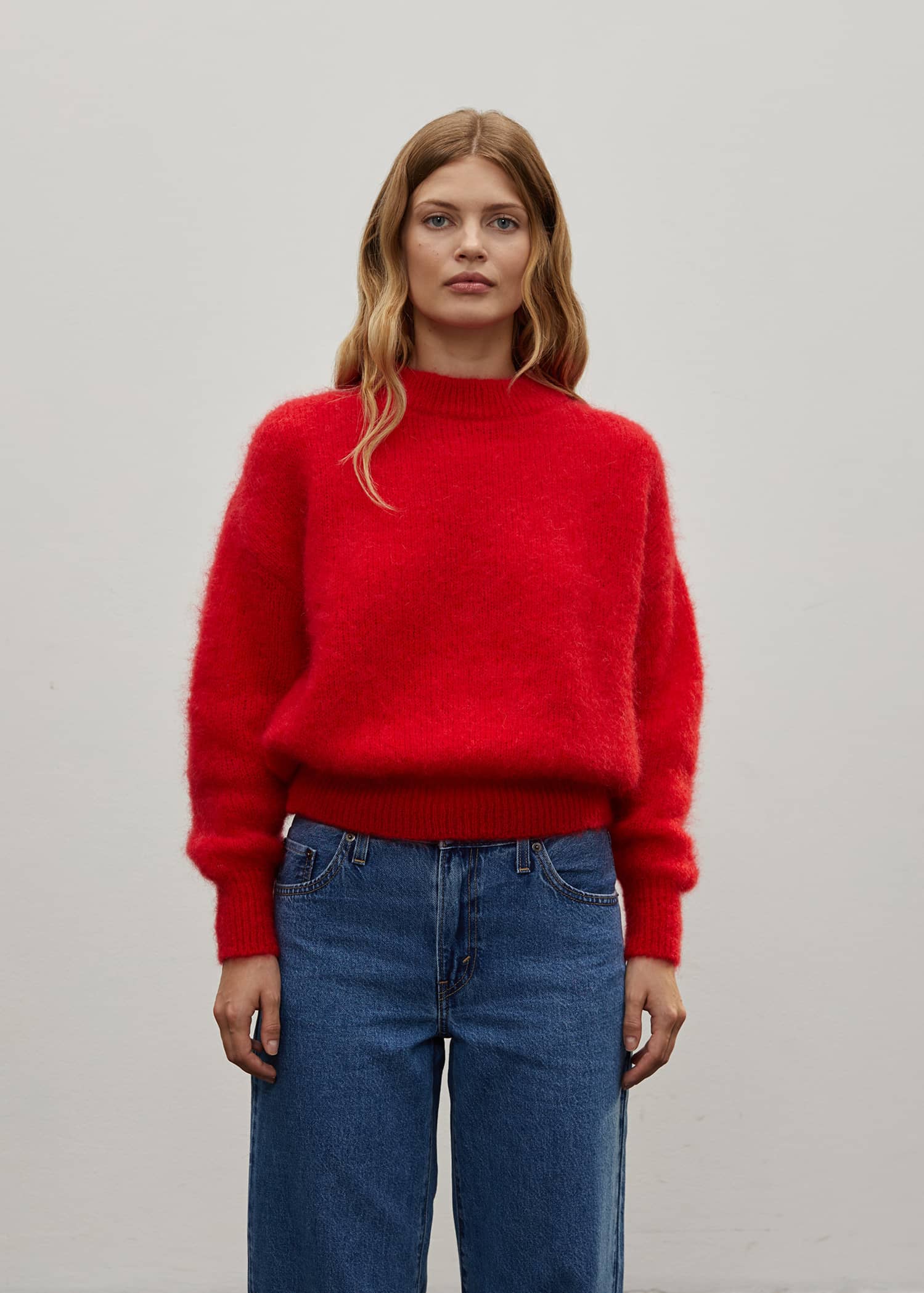 Pull Mohair Jane Rouge - Surprise