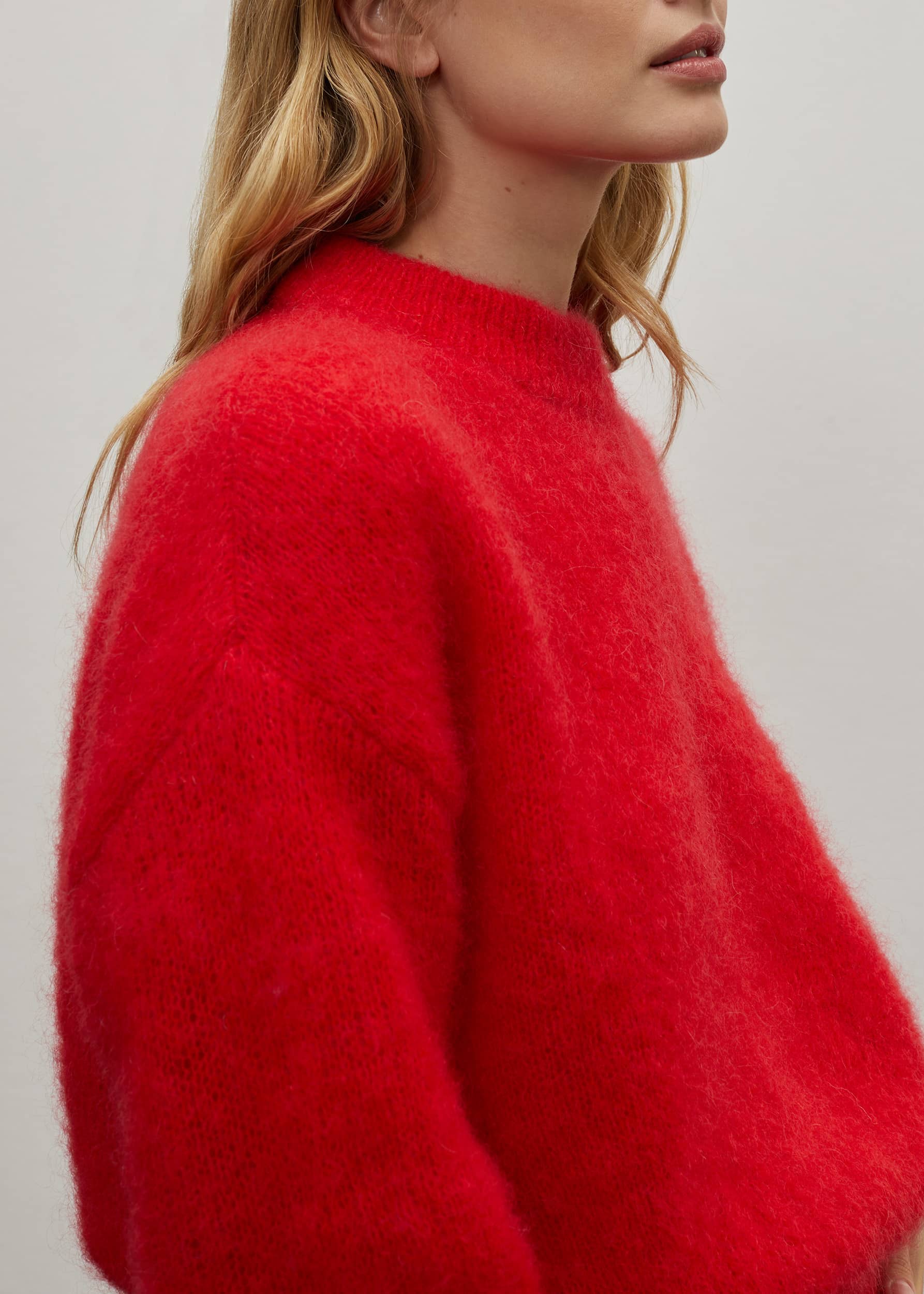 Pull Mohair Jane Rouge - Surprise