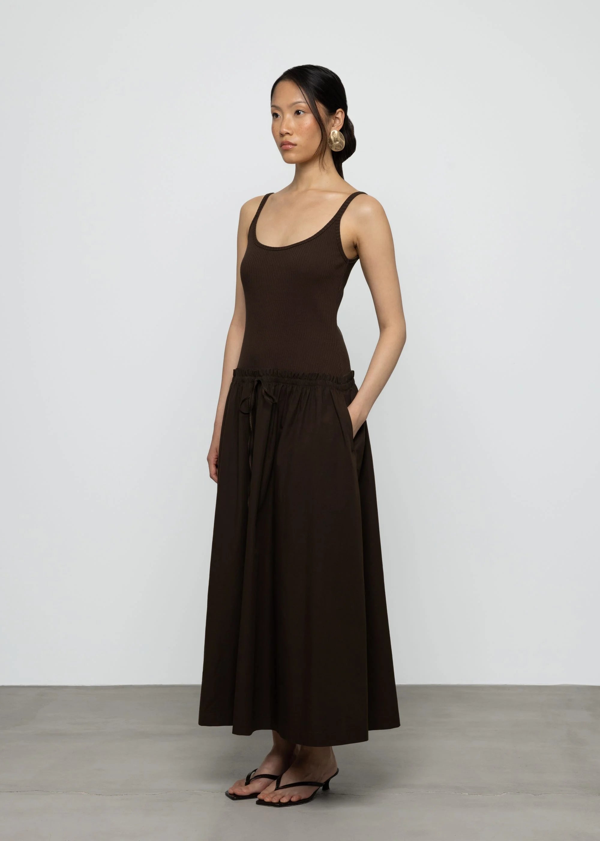 Robe Débardeur Marron - Esthé