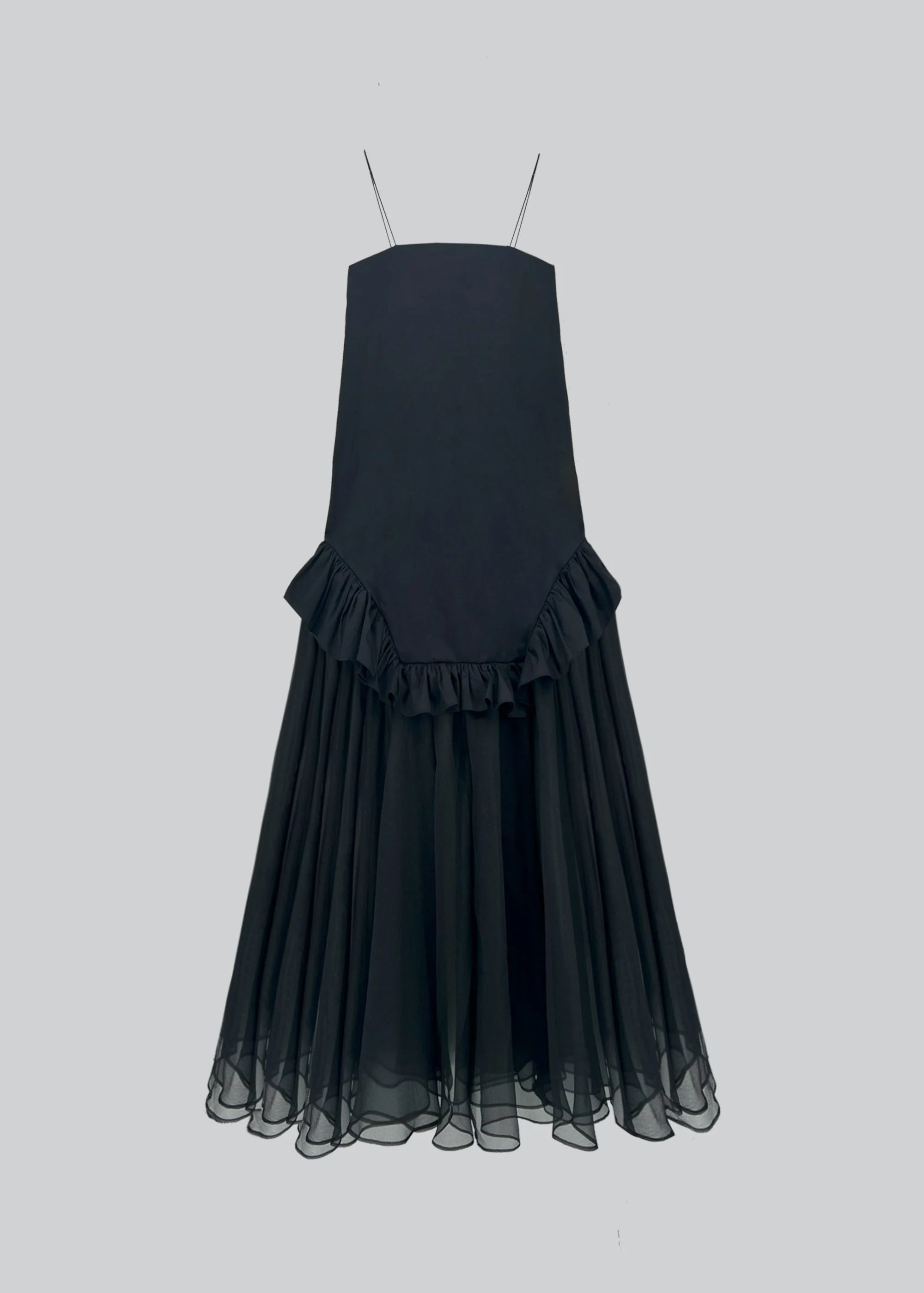 Maxi Robe Mix Coton Organza - Esthé