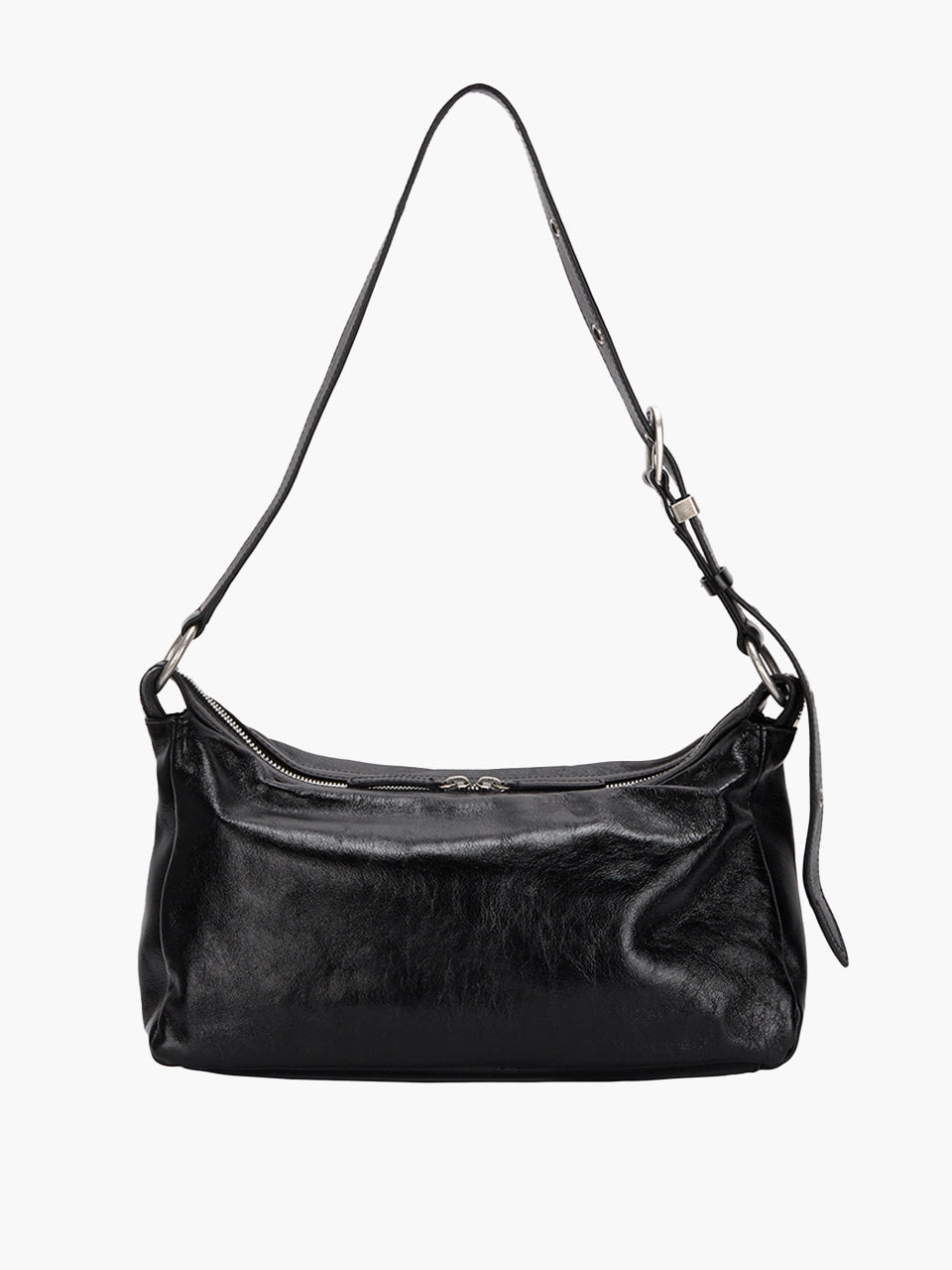 Sac Outpocket Hobo Black Glossy - Marge Sherwood