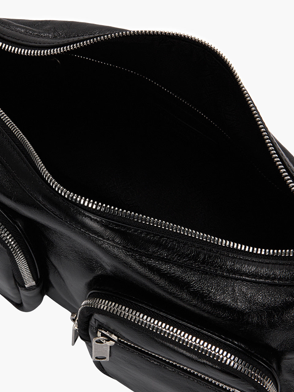 Sac Outpocket Hobo Black Glossy - Marge Sherwood