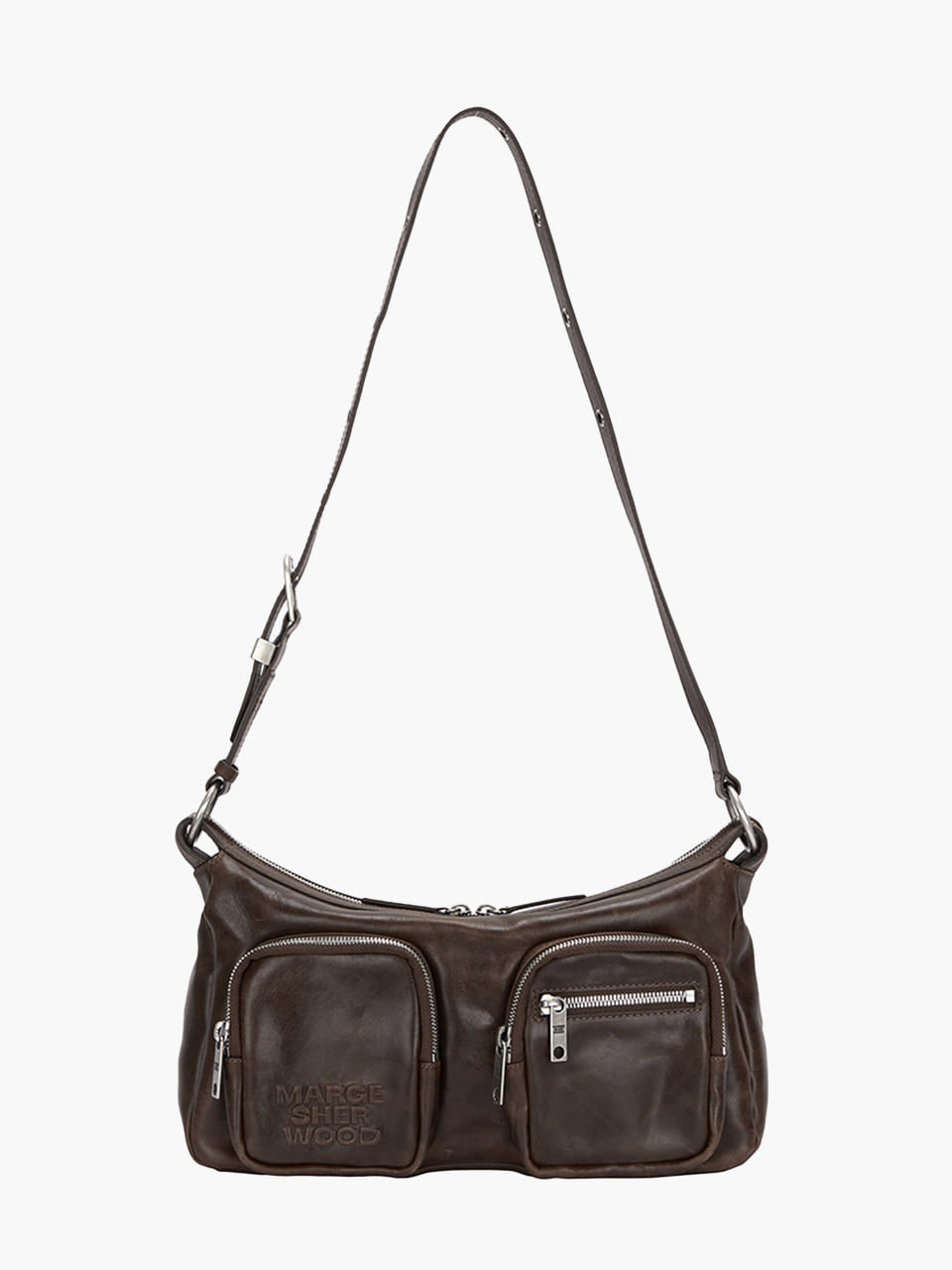 Sac Outpocket Hobo Washed Brown - Marge Sherwood